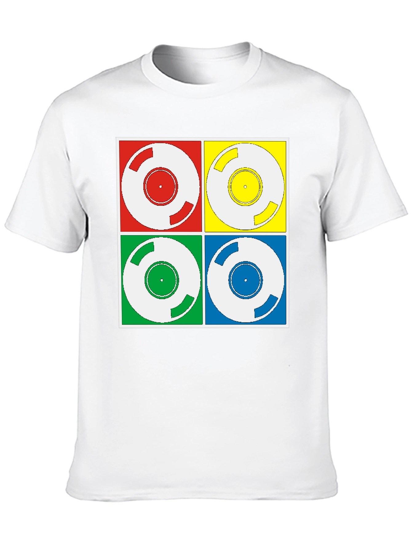 Retro Vinyl Record Graphic Tee