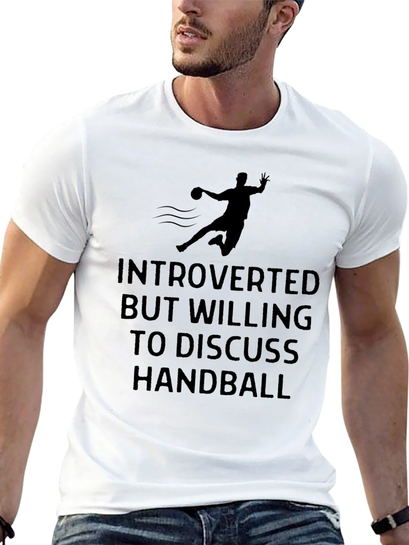 Introverted Handball Enthusiast T-Shirt