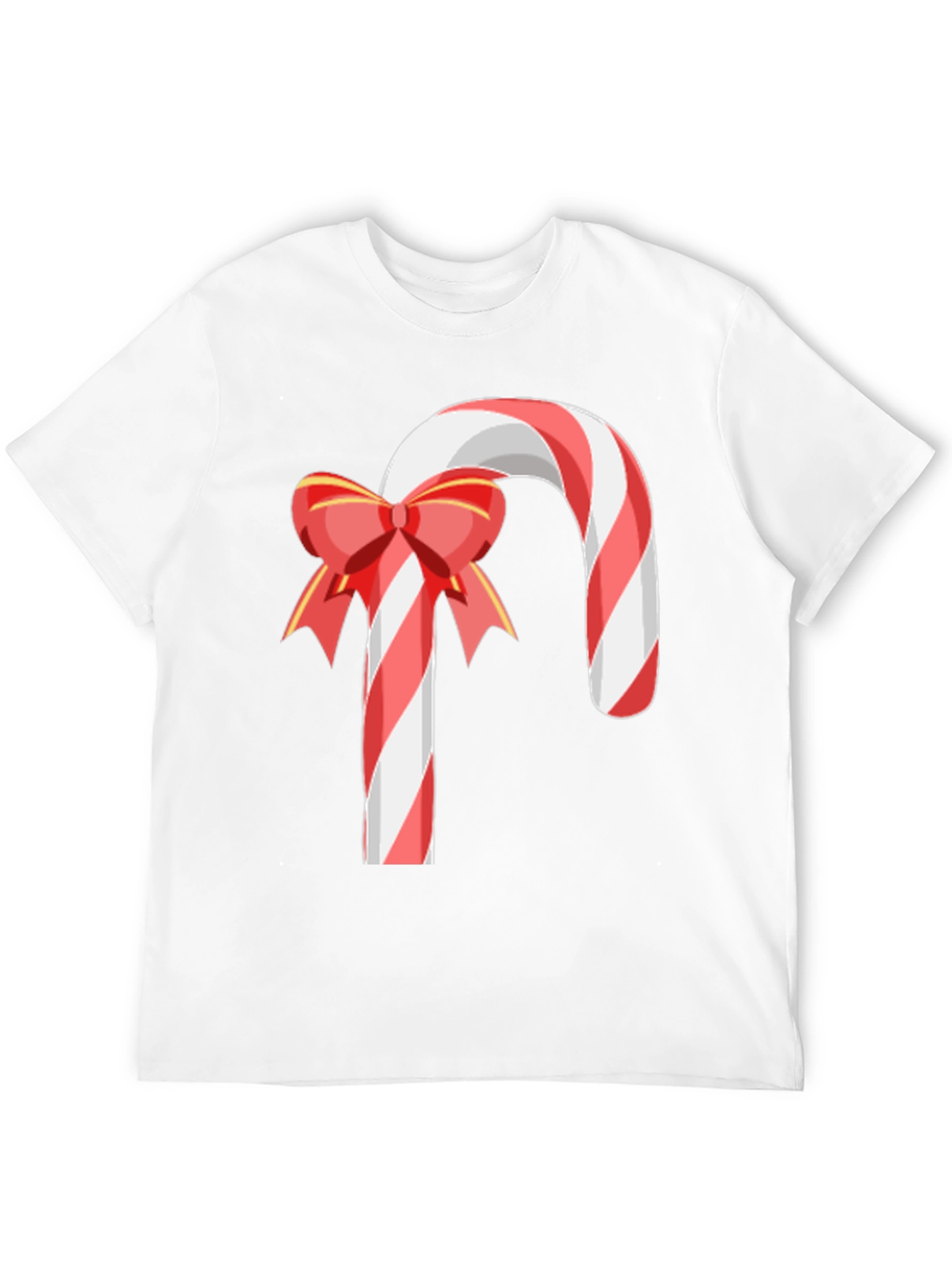 Festive Candy Cane Bow T-Shirt