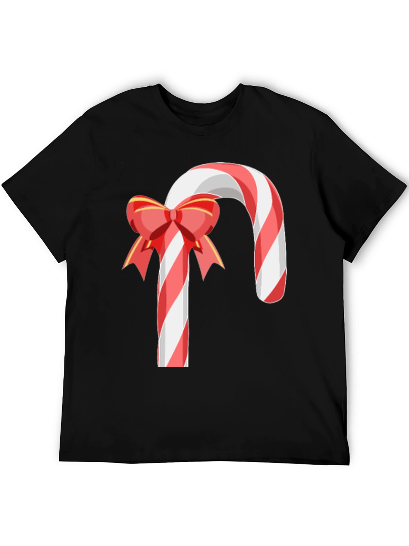 Festive Candy Cane Bow T-Shirt