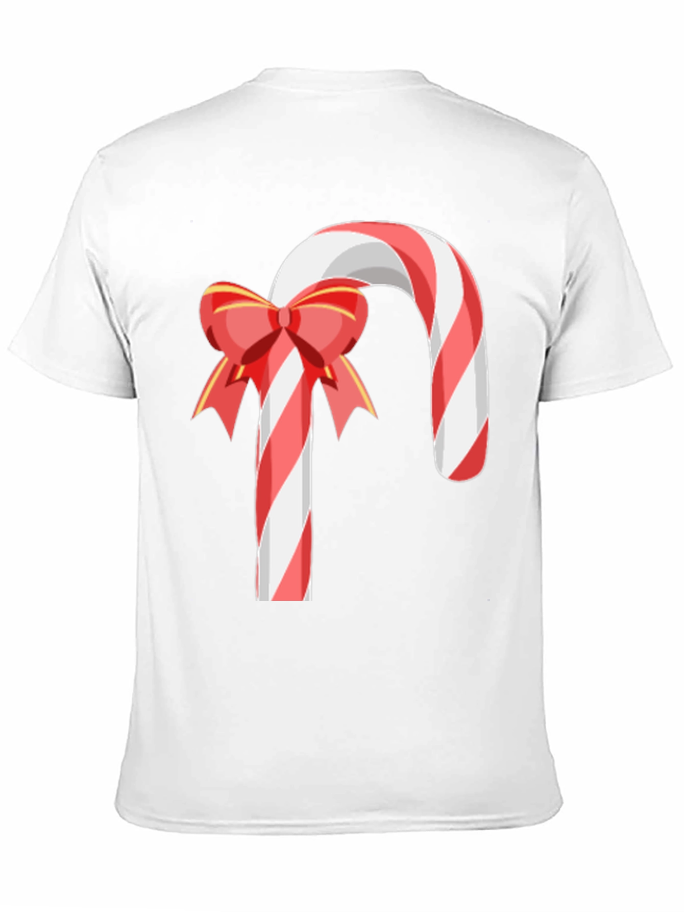 Festive Candy Cane Bow T-Shirt