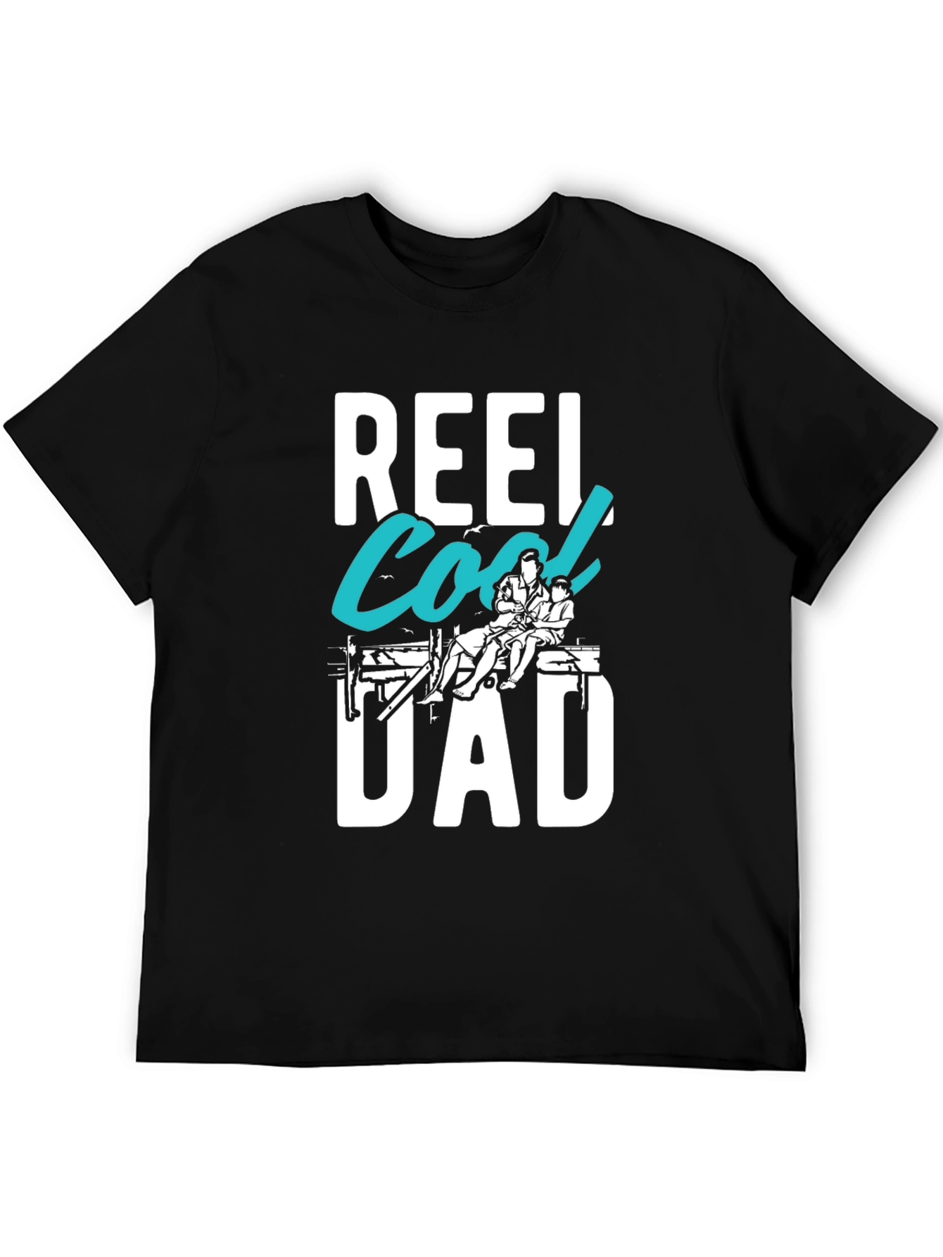 Reel Cool Dad T-Shirt - Fishing Fathers Day Tee