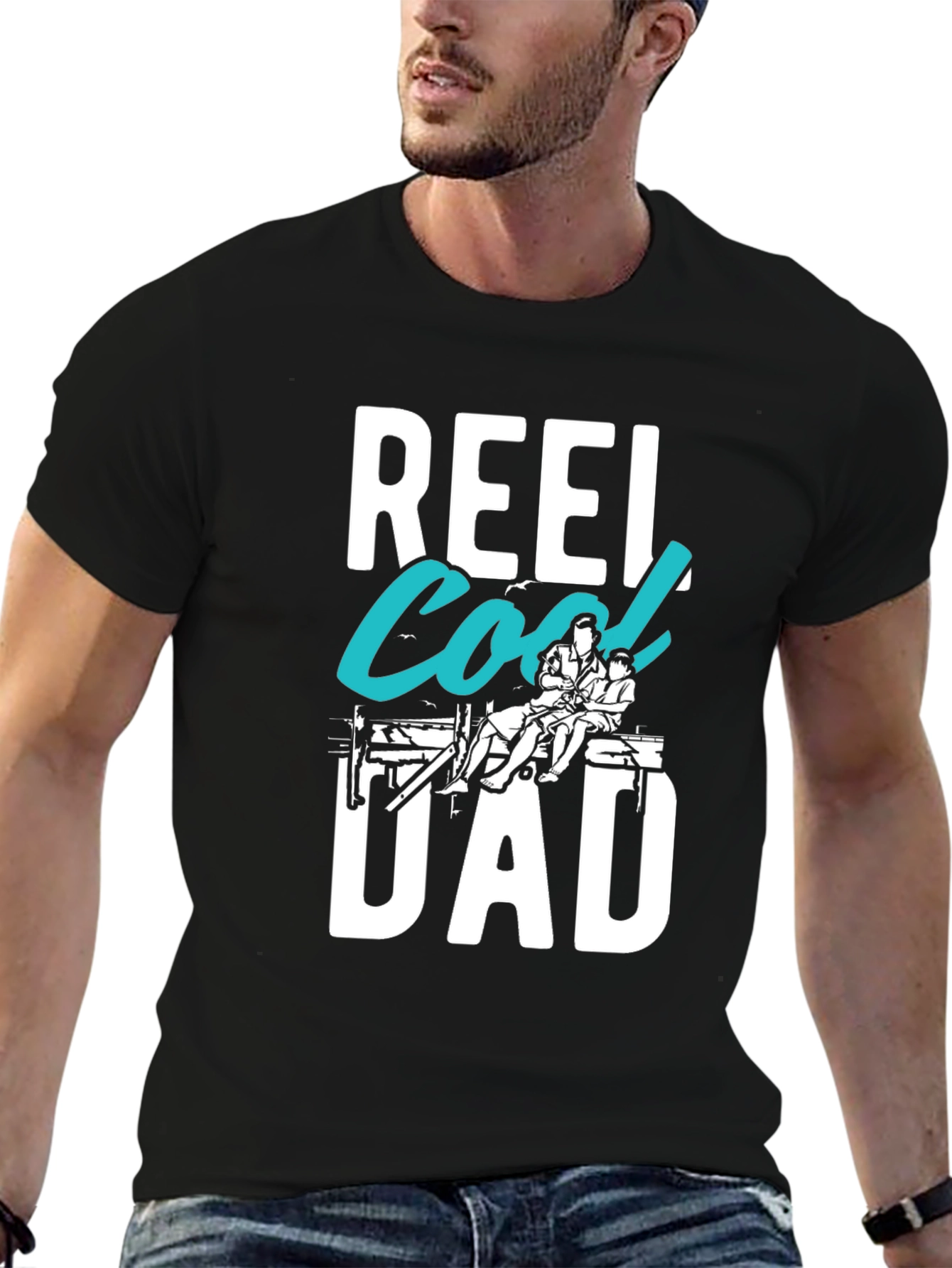 Reel Cool Dad T-Shirt - Fishing Fathers Day Tee
