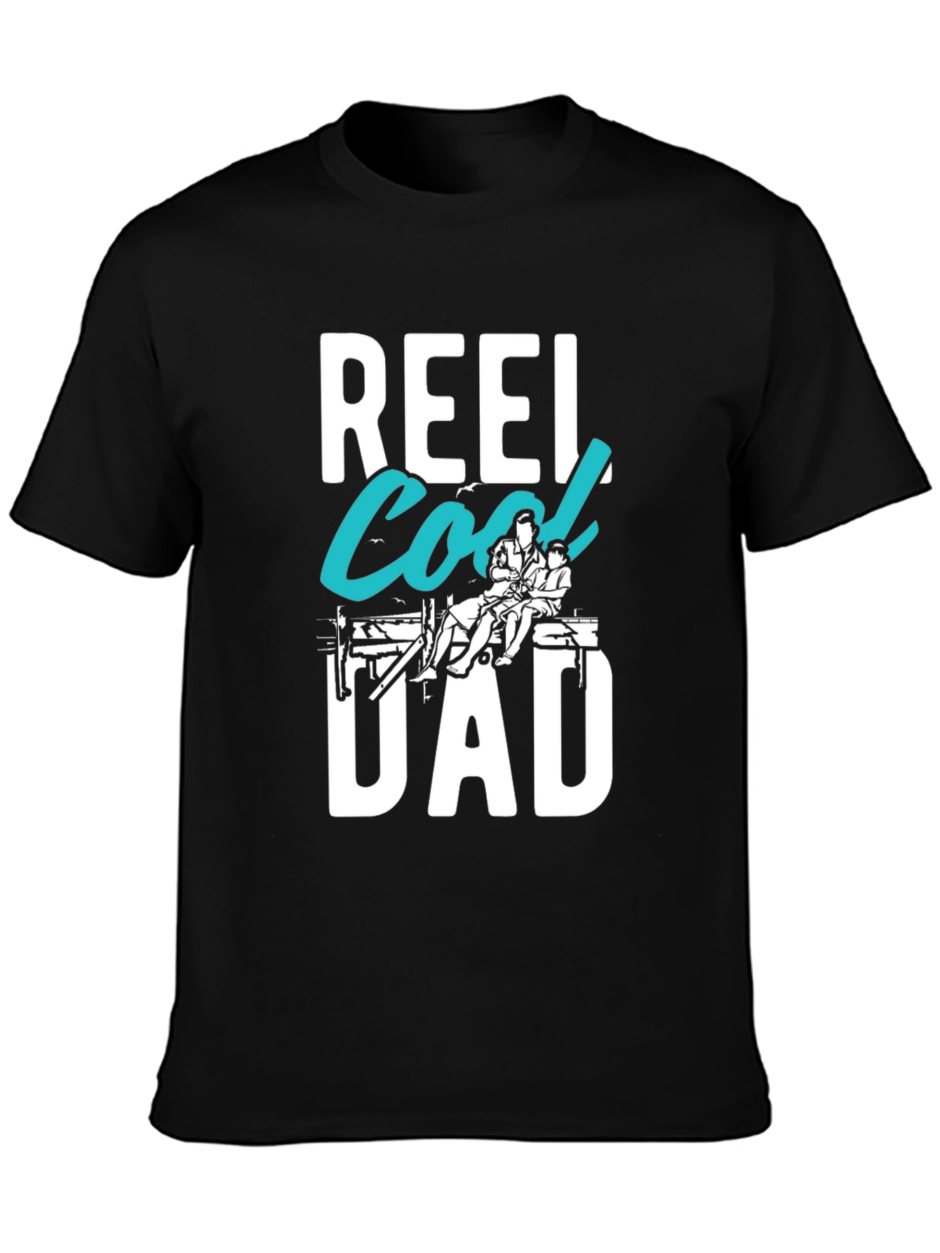 Reel Cool Dad T-Shirt - Fishing Fathers Day Tee