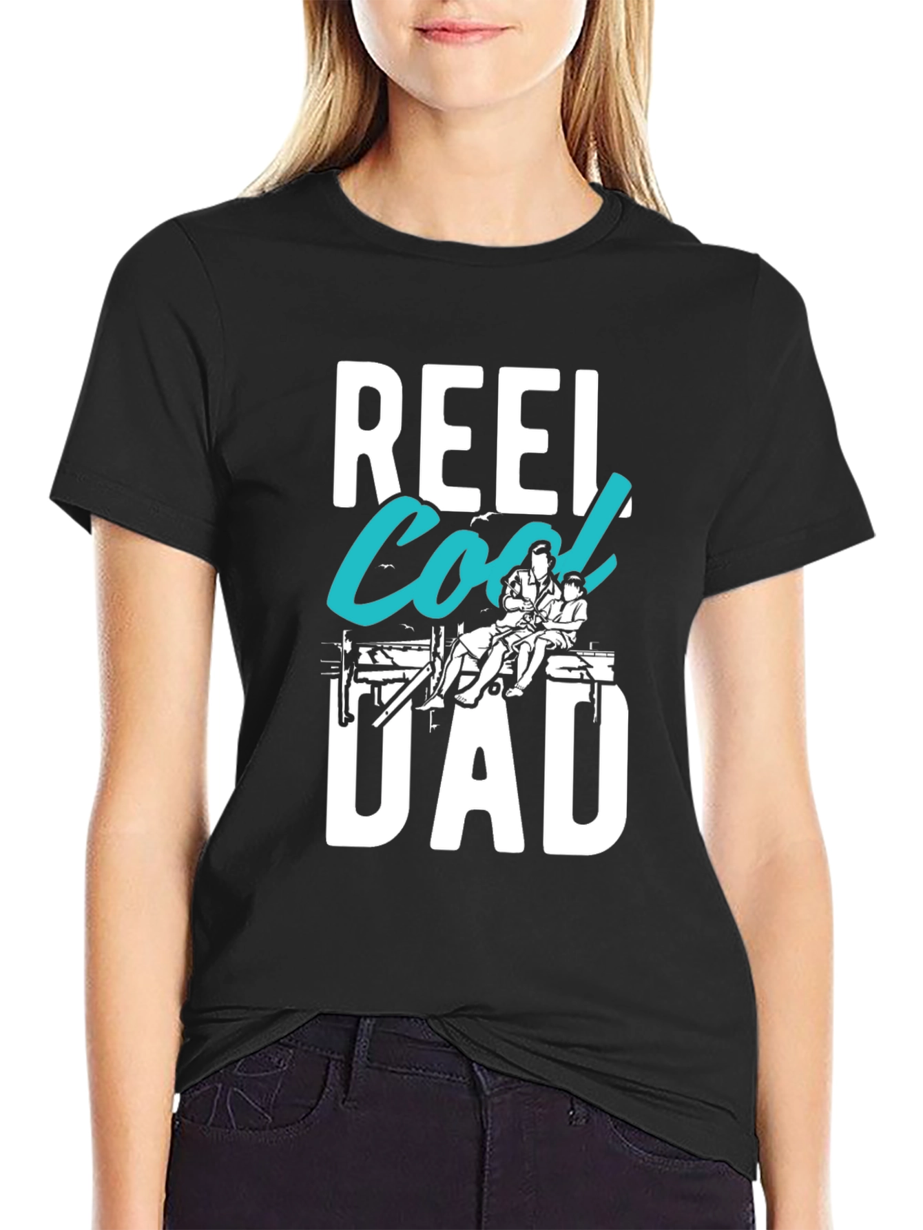 Reel Cool Dad T-Shirt - Fishing Fathers Day Tee