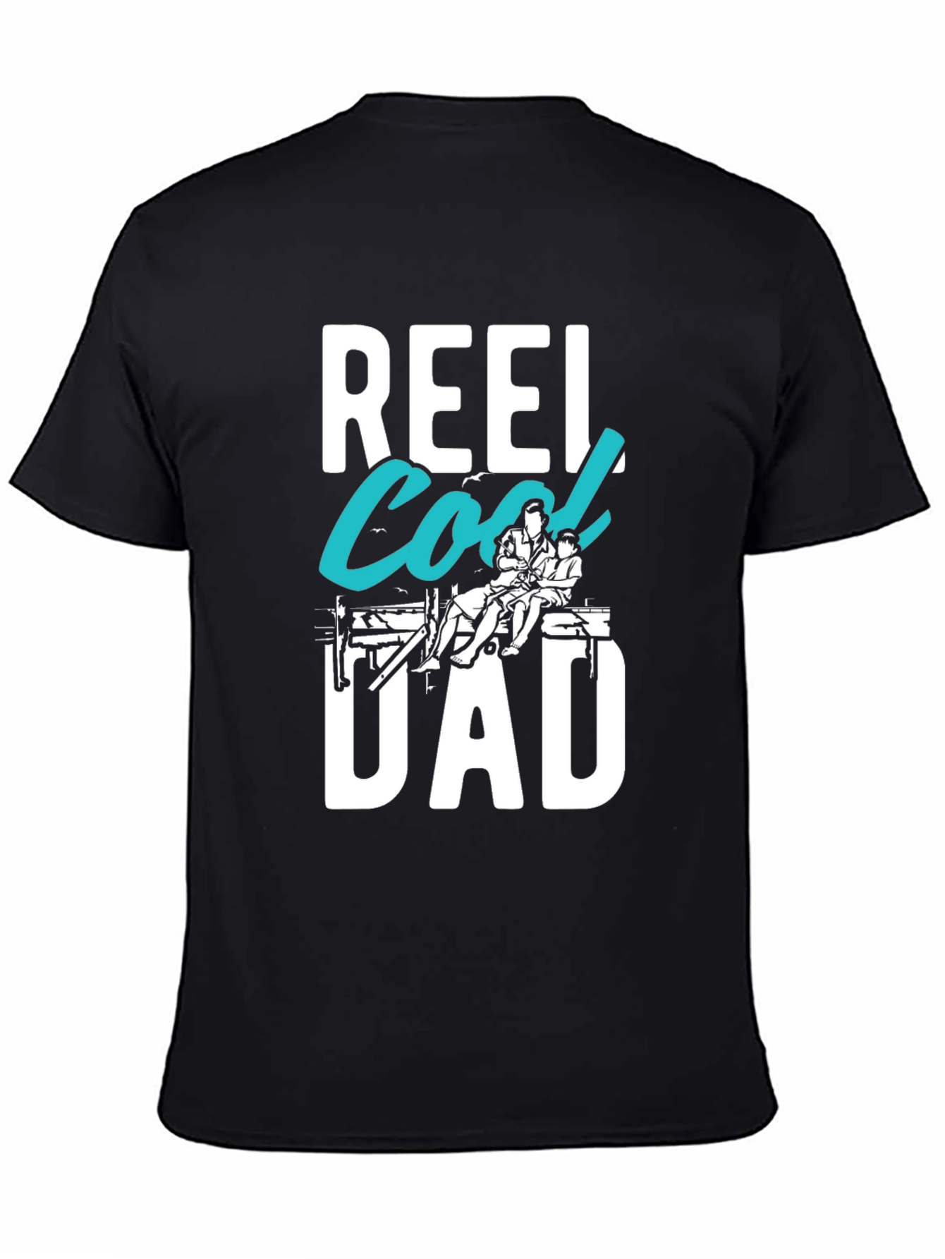 Reel Cool Dad T-Shirt - Fishing Fathers Day Tee