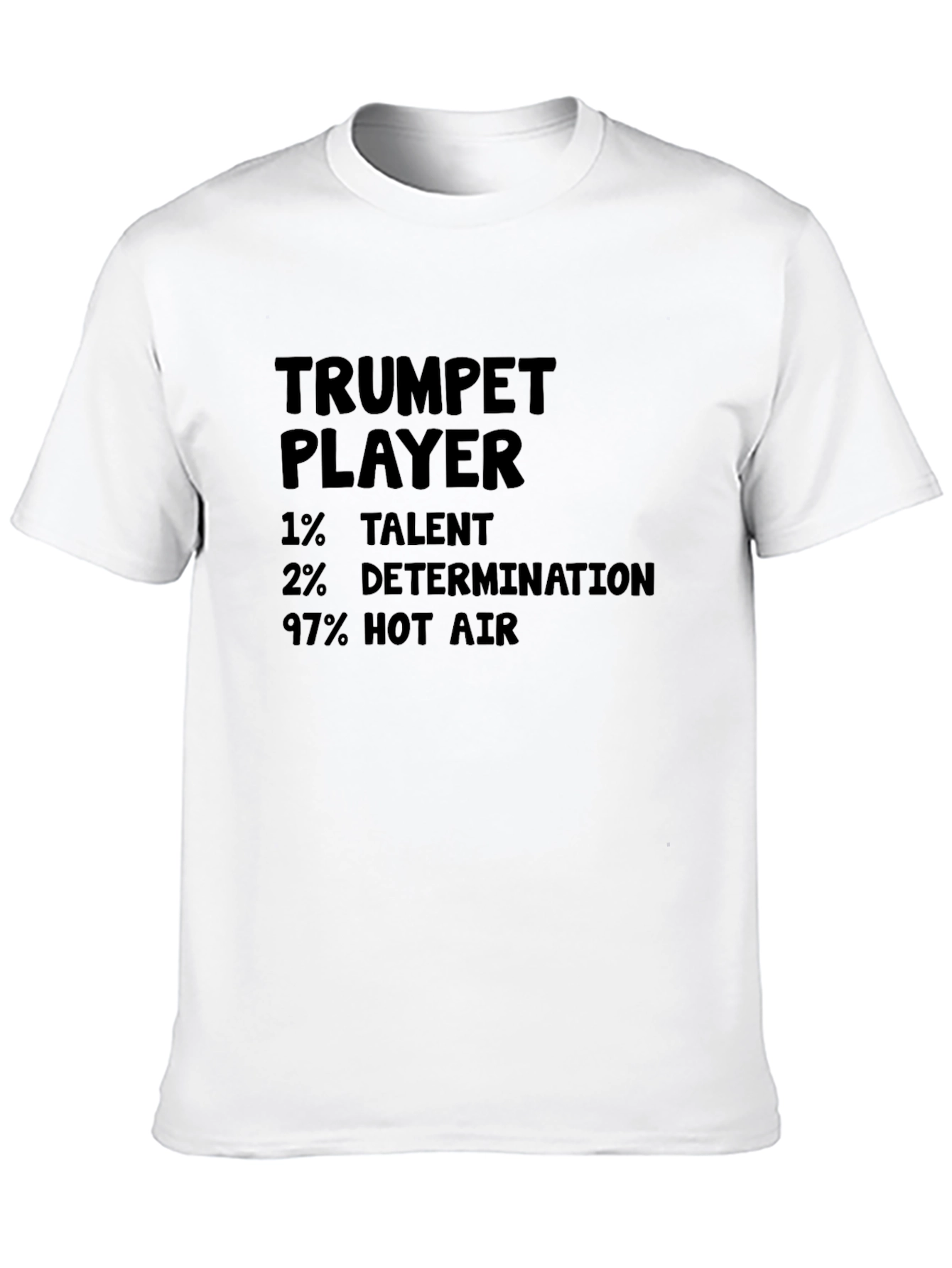 Trumpet Player Humor Graphic Tee