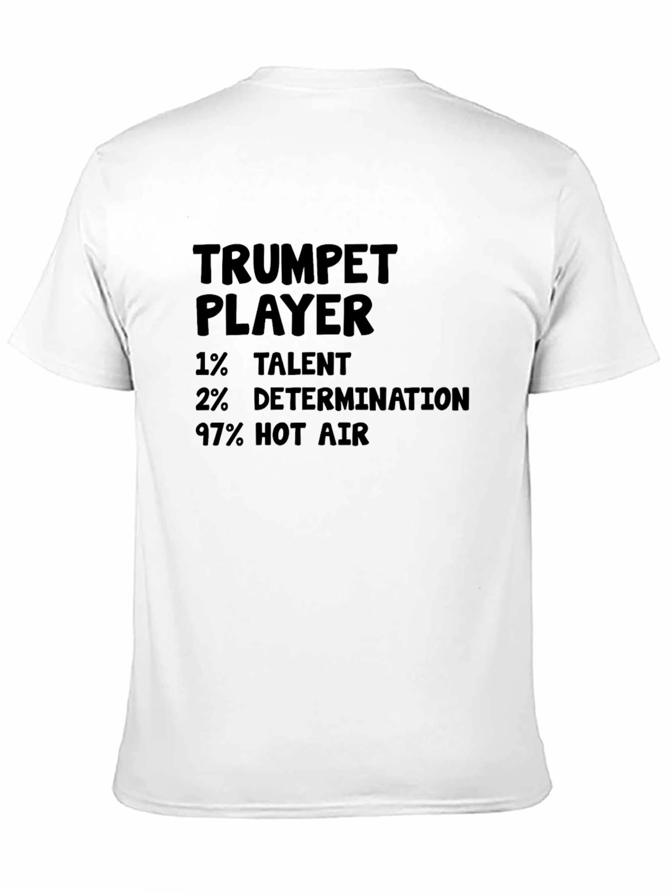 Trumpet Player Humor Graphic Tee