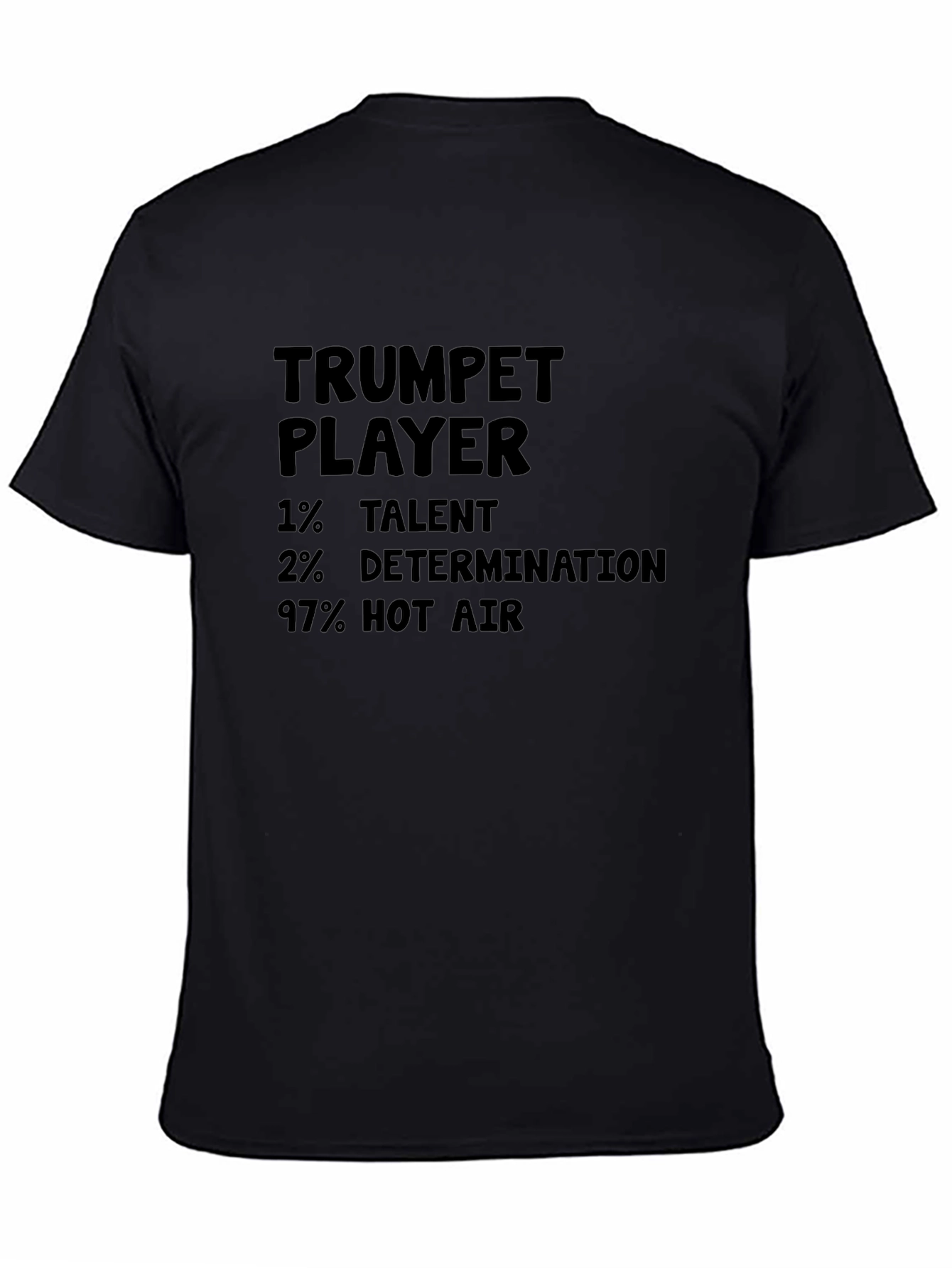 Trumpet Player Humor Graphic Tee