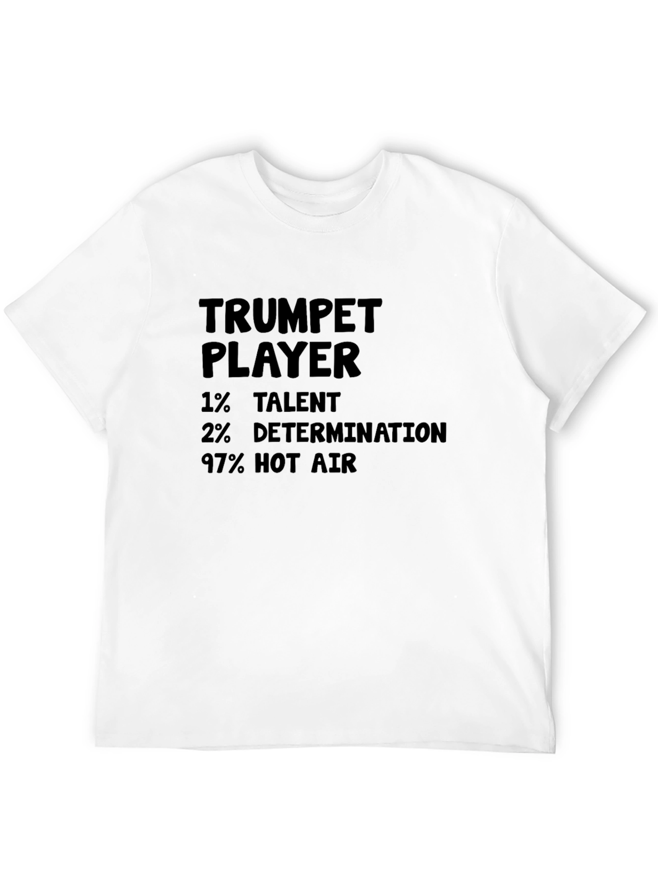 Trumpet Player Humor Graphic Tee