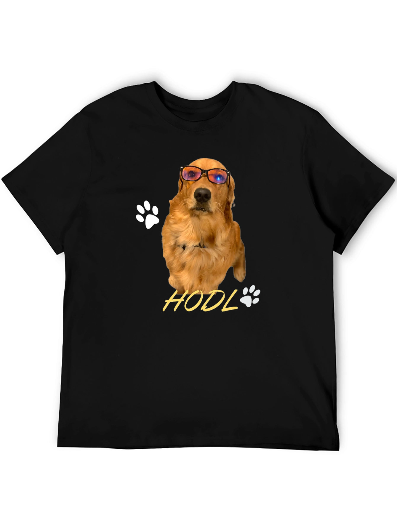 HODL Golden Retriever Crypto Tee