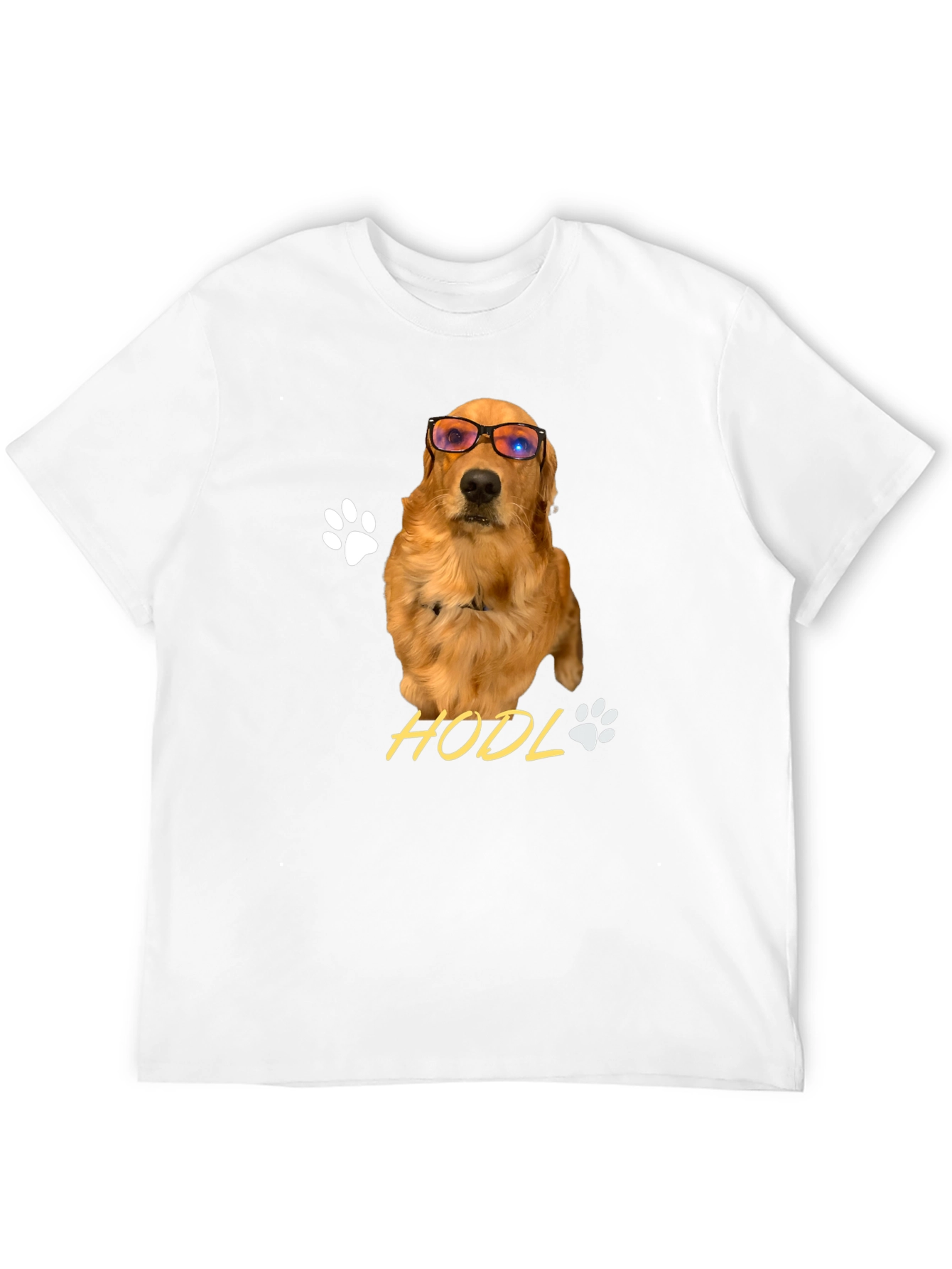 HODL Golden Retriever Crypto Tee