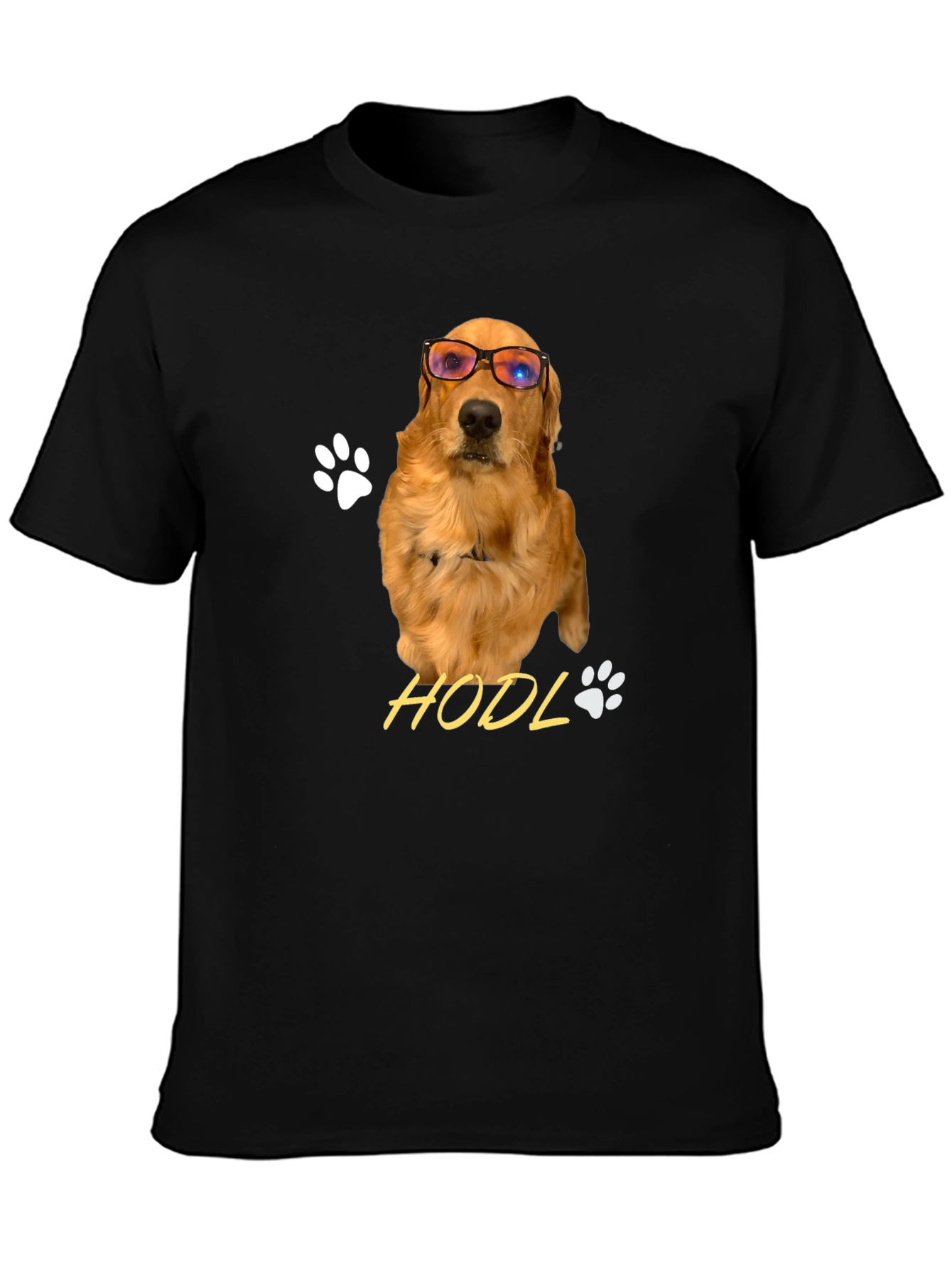 HODL Golden Retriever Crypto Tee