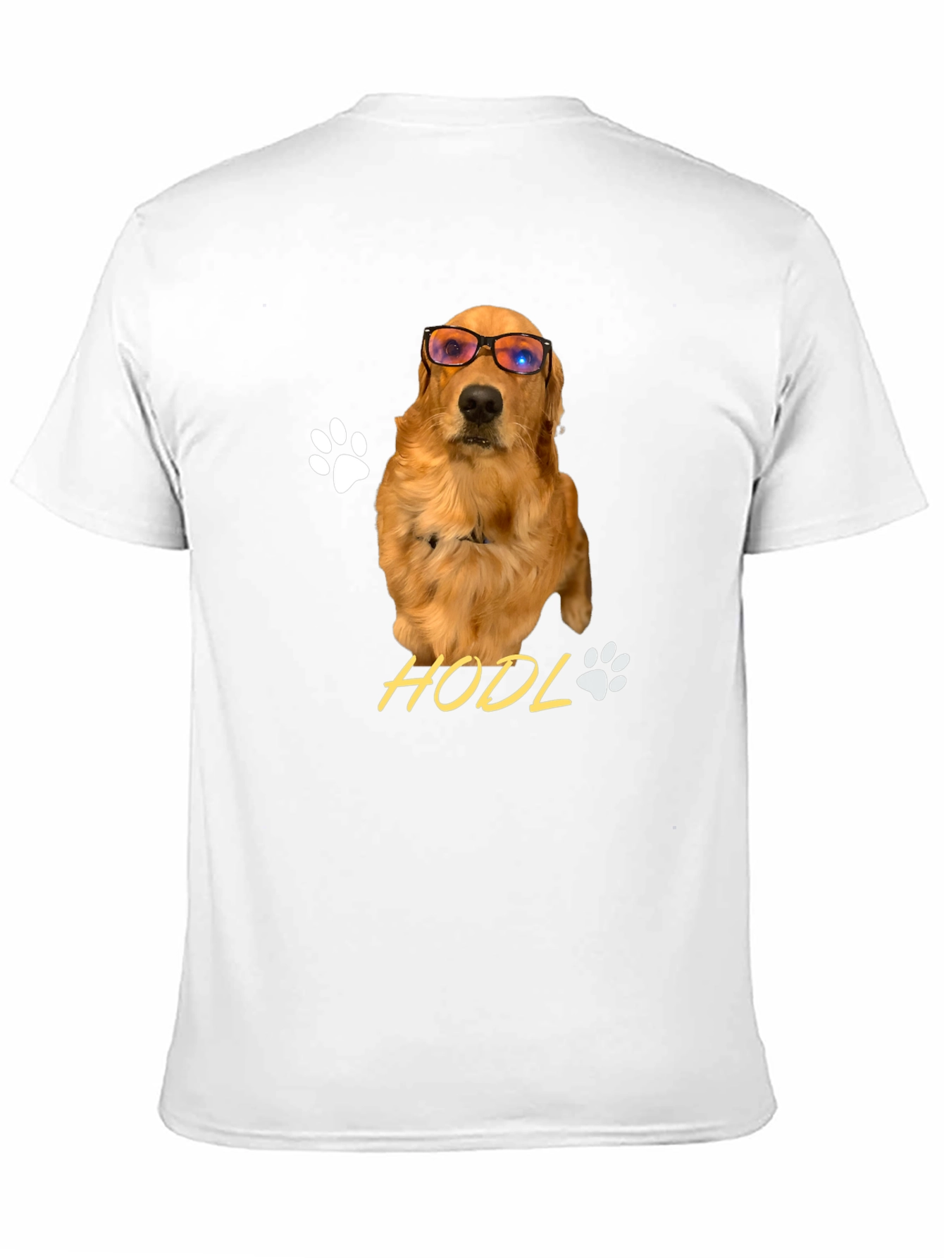 HODL Golden Retriever Crypto Tee