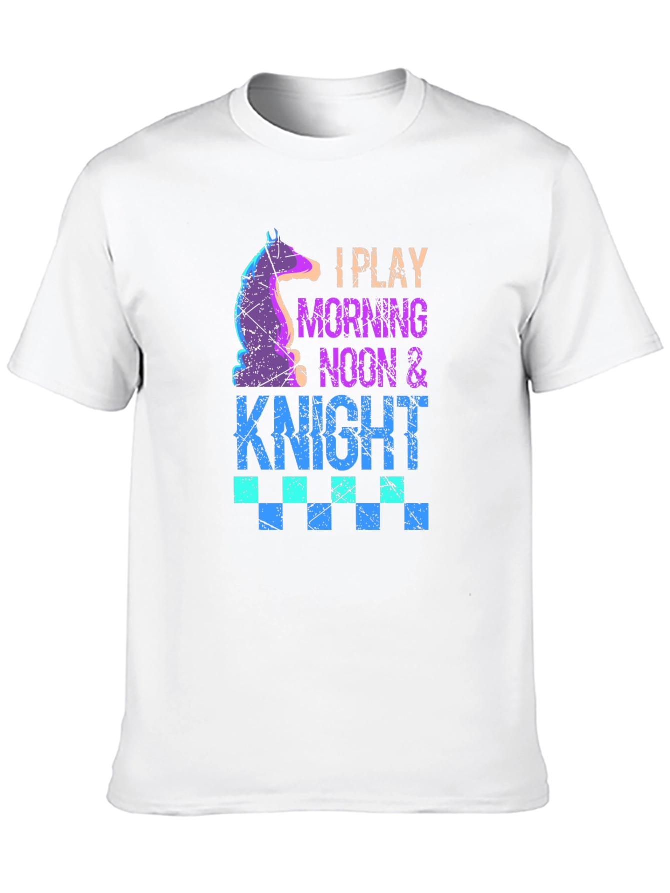 I Play Morning Noon & Knight Chess T-Shirt
