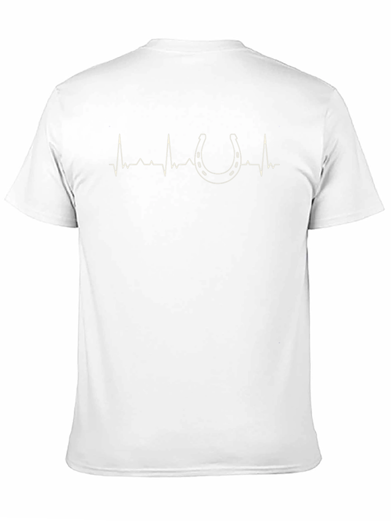 Horseshoe Heartbeat Graphic Tee - Black