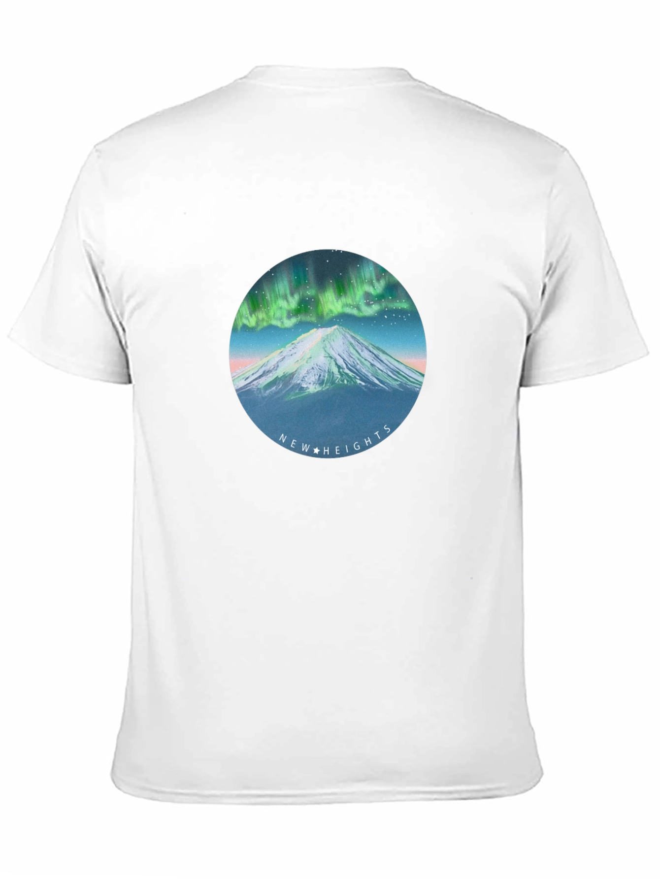 Aurora Mountain T-Shirt - New Heights Graphic Tee