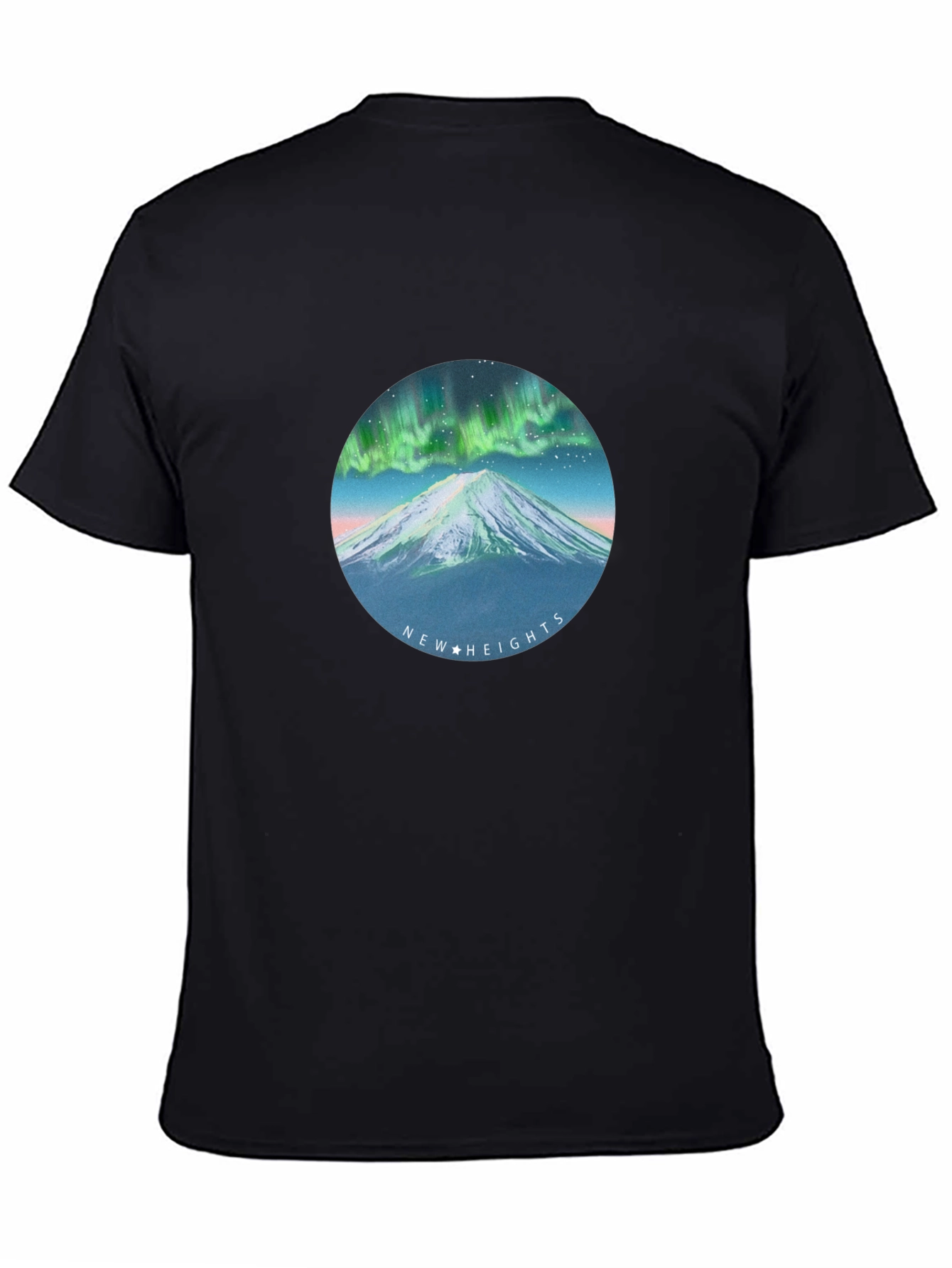 Aurora Mountain T-Shirt - New Heights Graphic Tee