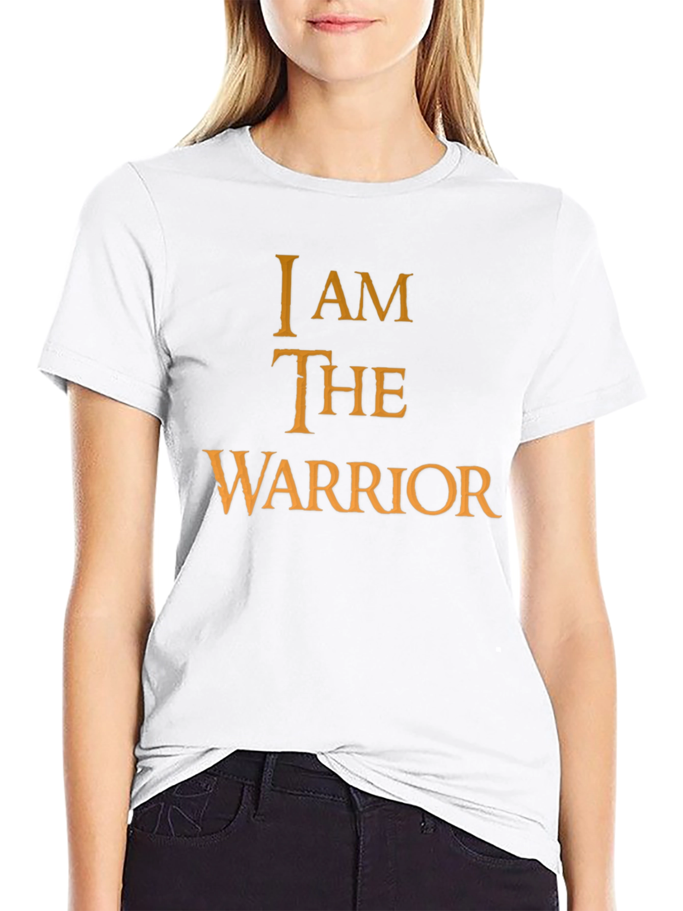 I Am The Warrior Black T-Shirt