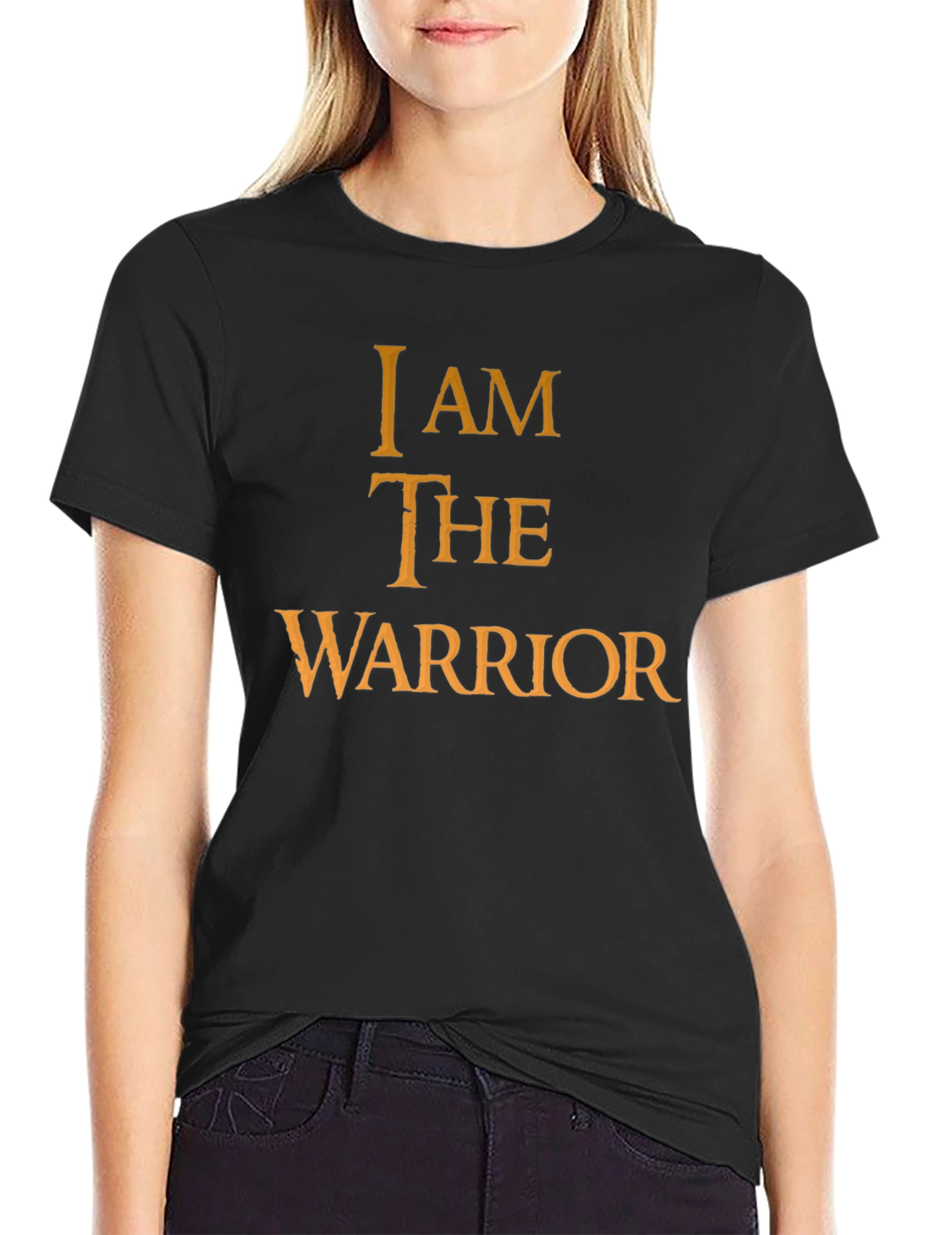 I Am The Warrior Black T-Shirt