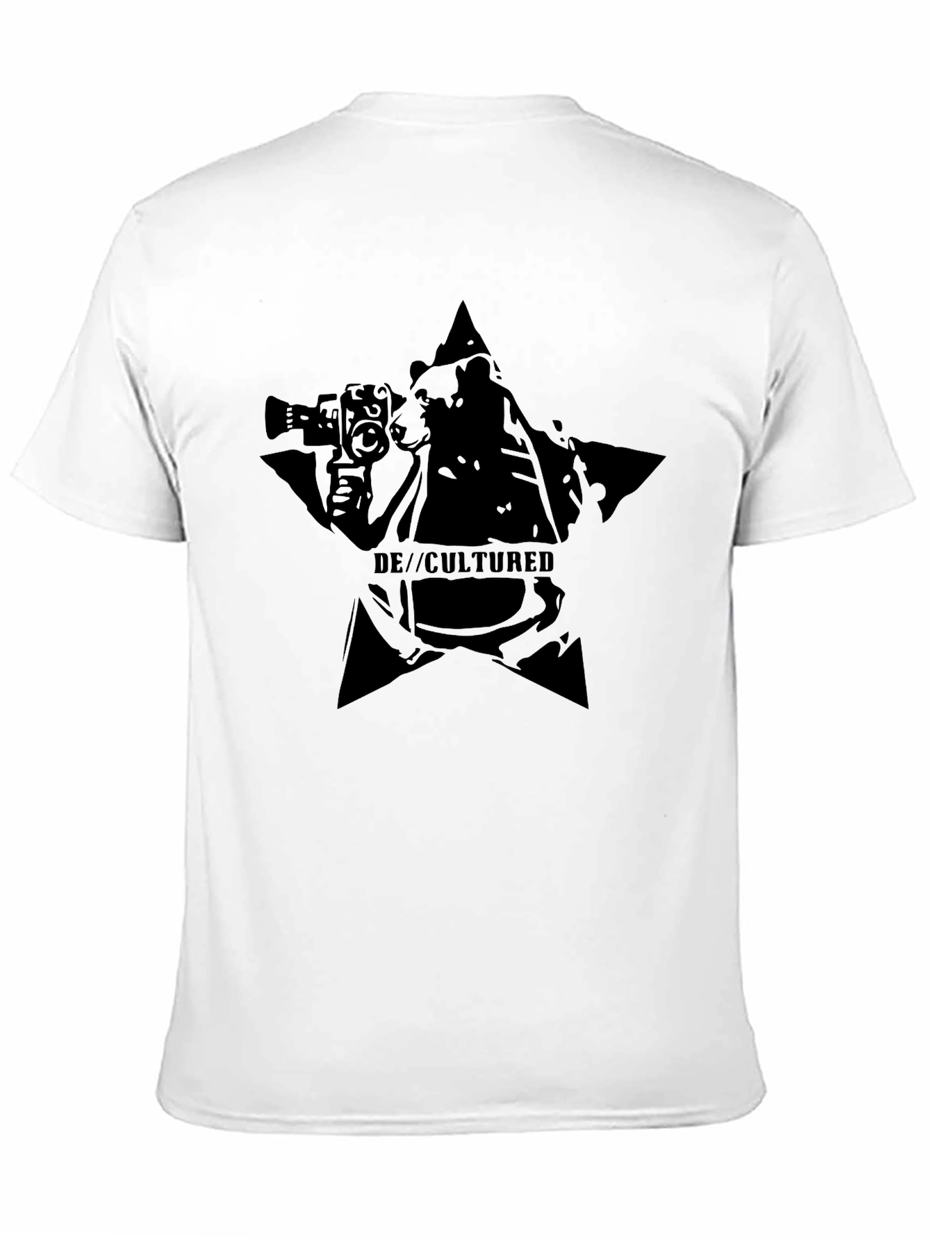 De//cultured Black Bear T-Shirt