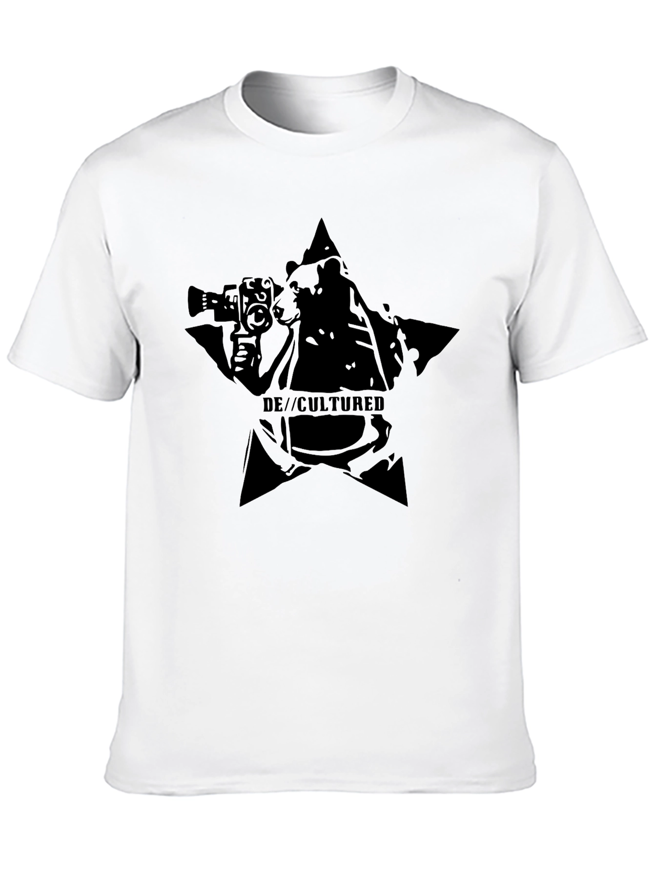 De//cultured Black Bear T-Shirt