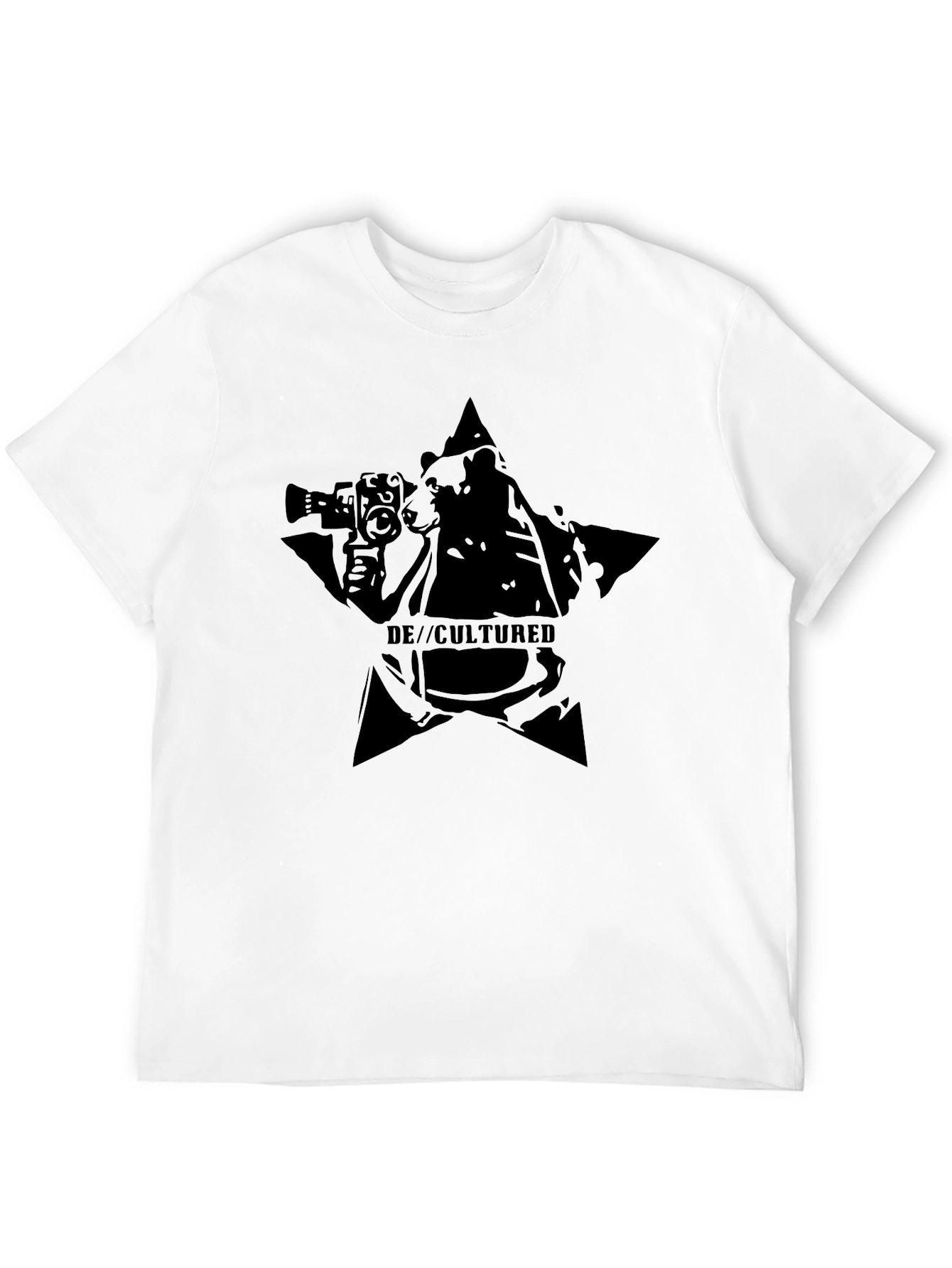 De//cultured Black Bear T-Shirt