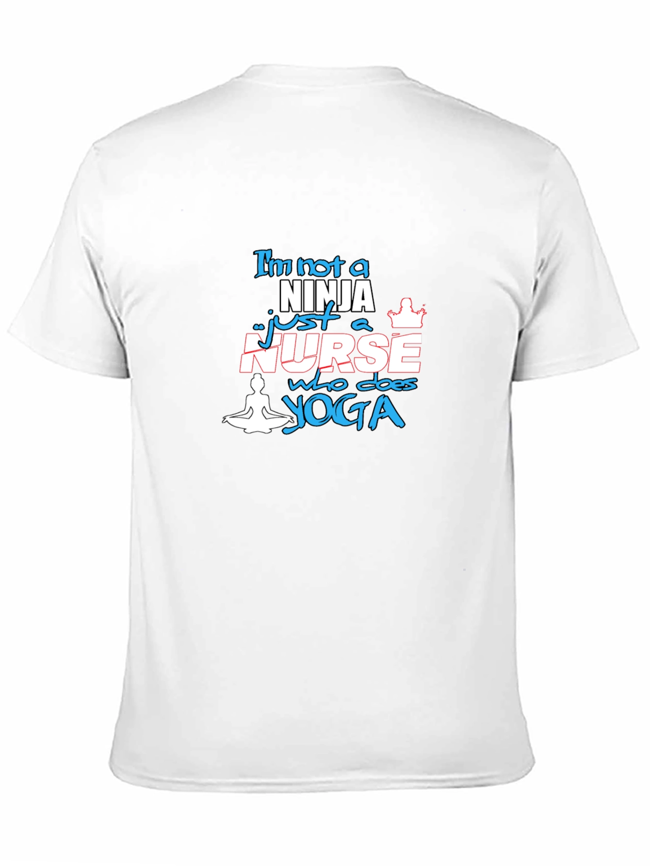 Yoga Nurse T-Shirt - Black Comfortable Fit