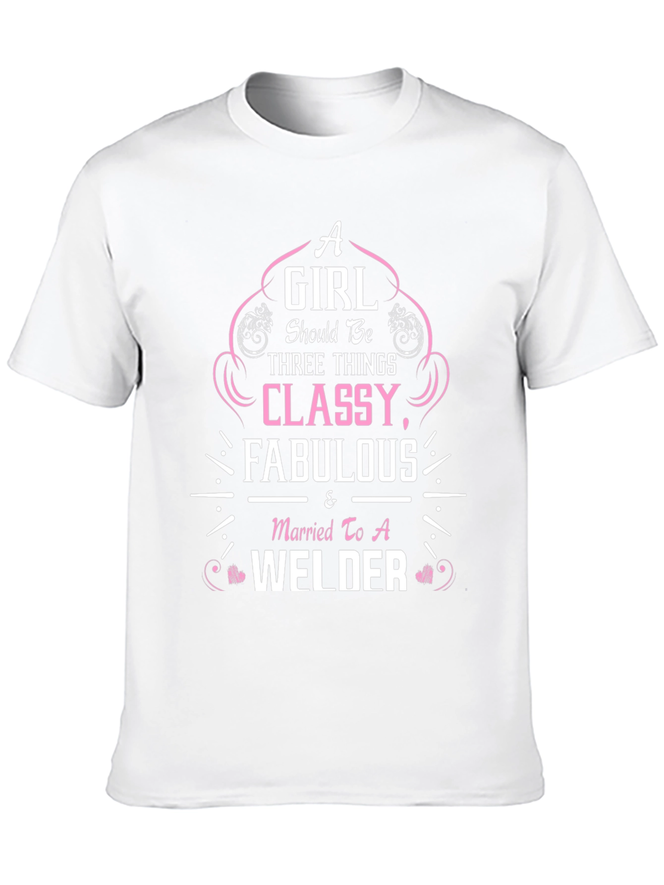 Classy Welder Wife T-Shirt - Black