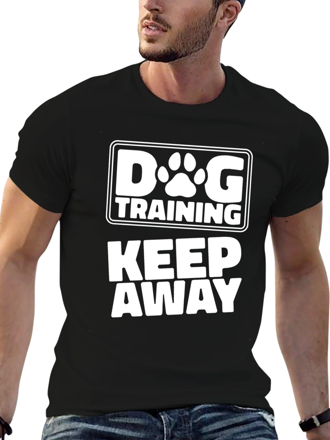 Dog Training Keep Away T-Shirt - Novelty Graphic Tee