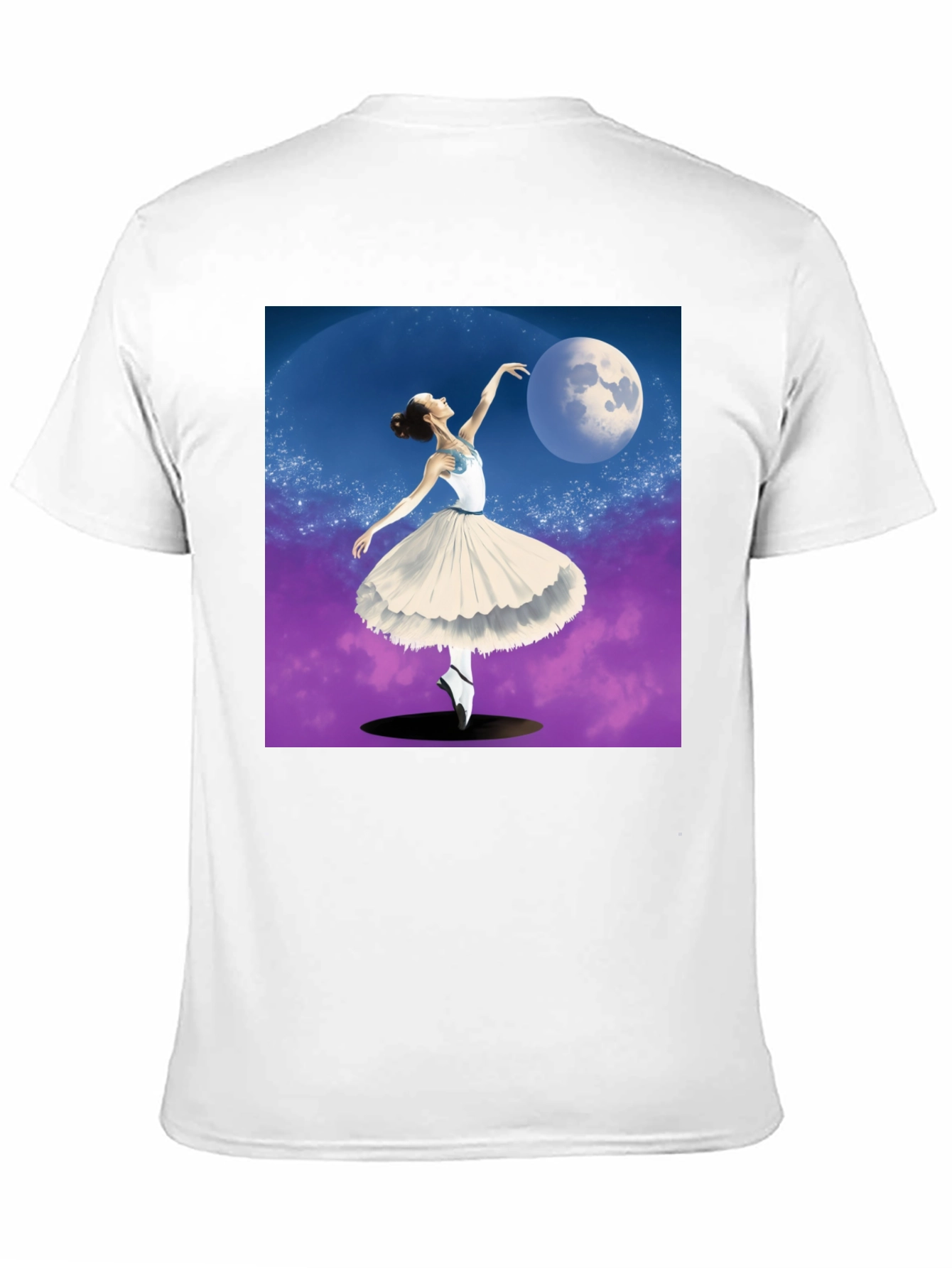 Ballerina Moon Dance Graphic Tee - Black