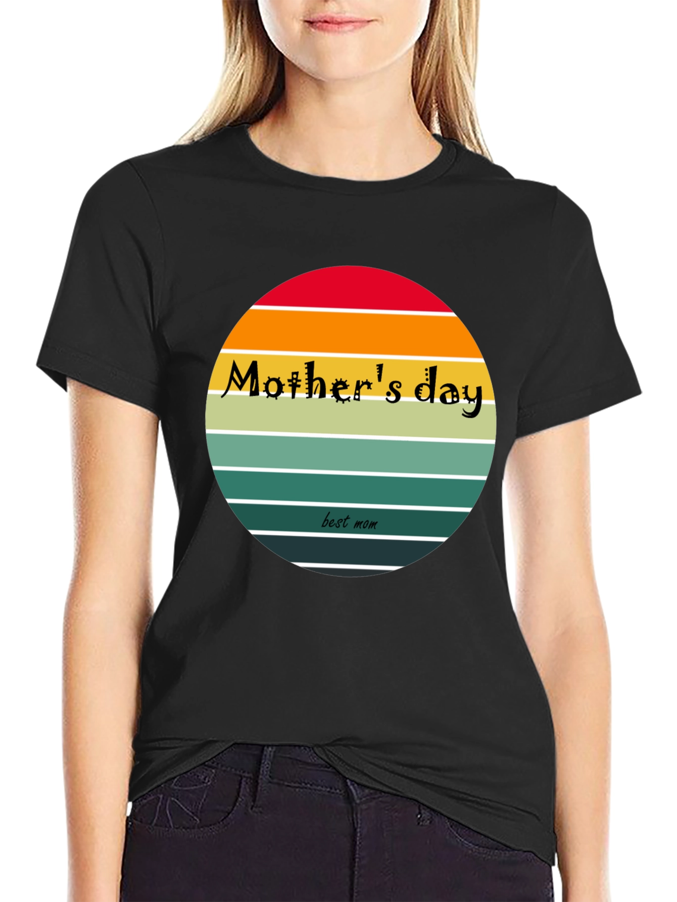 Mothers Day T-Shirt - Best Mom Retro Style