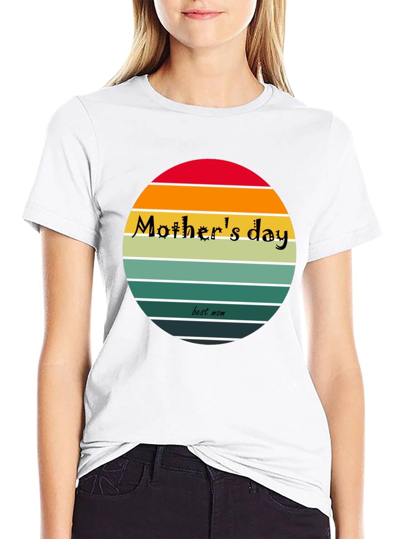 Mothers Day T-Shirt - Best Mom Retro Style