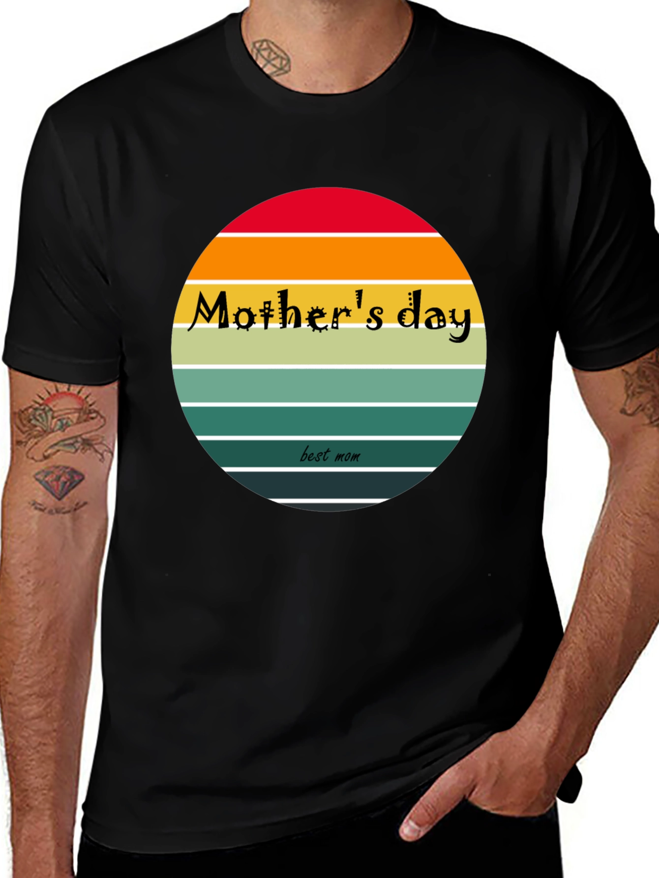 Mothers Day T-Shirt - Best Mom Retro Style