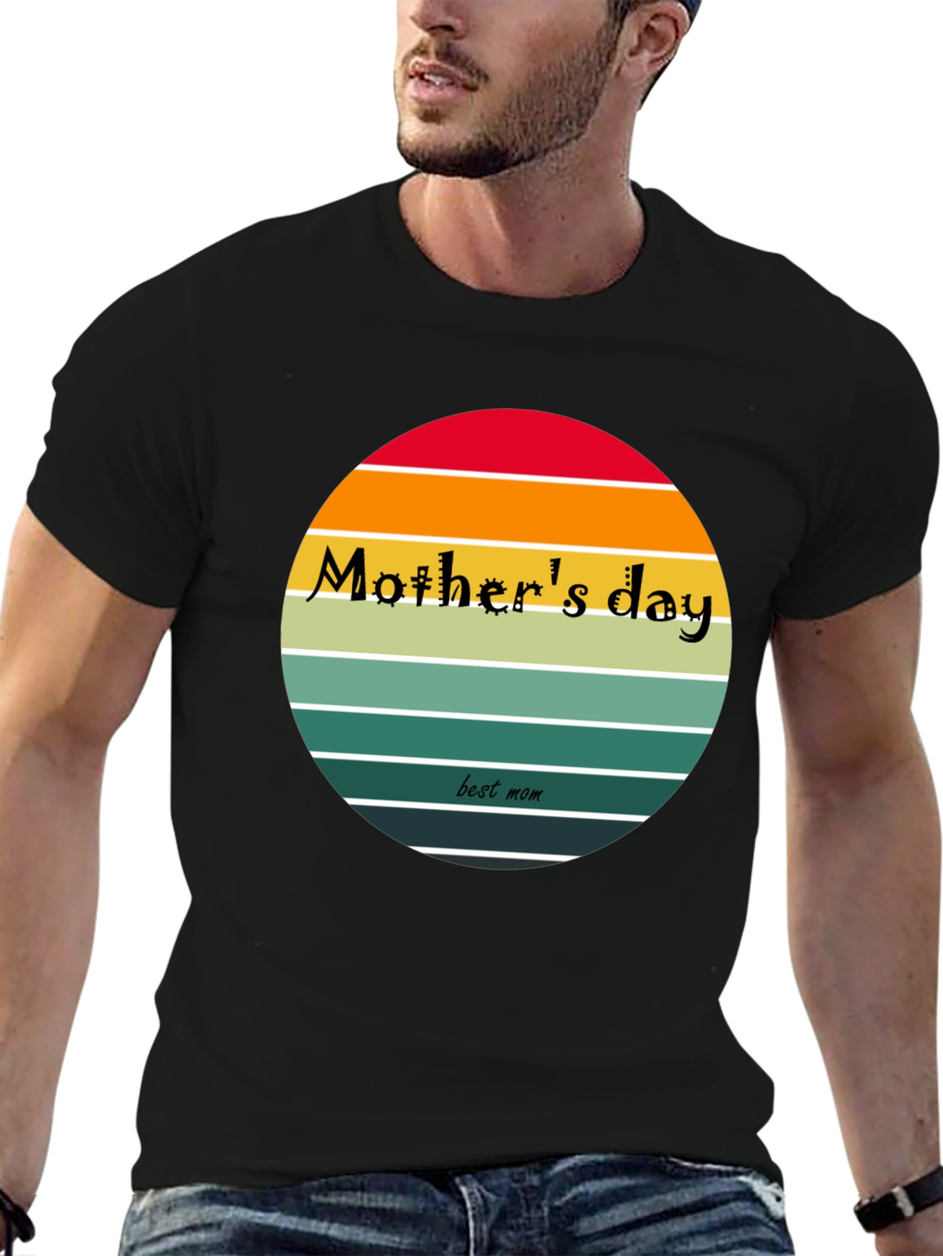 Mothers Day T-Shirt - Best Mom Retro Style