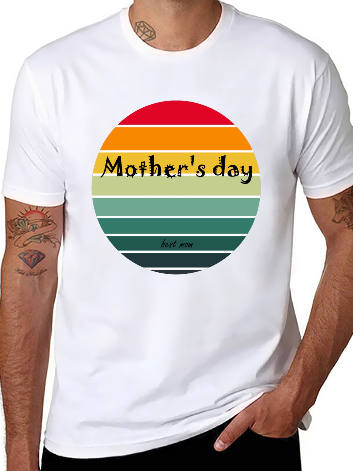 Mothers Day T-Shirt - Best Mom Retro Style