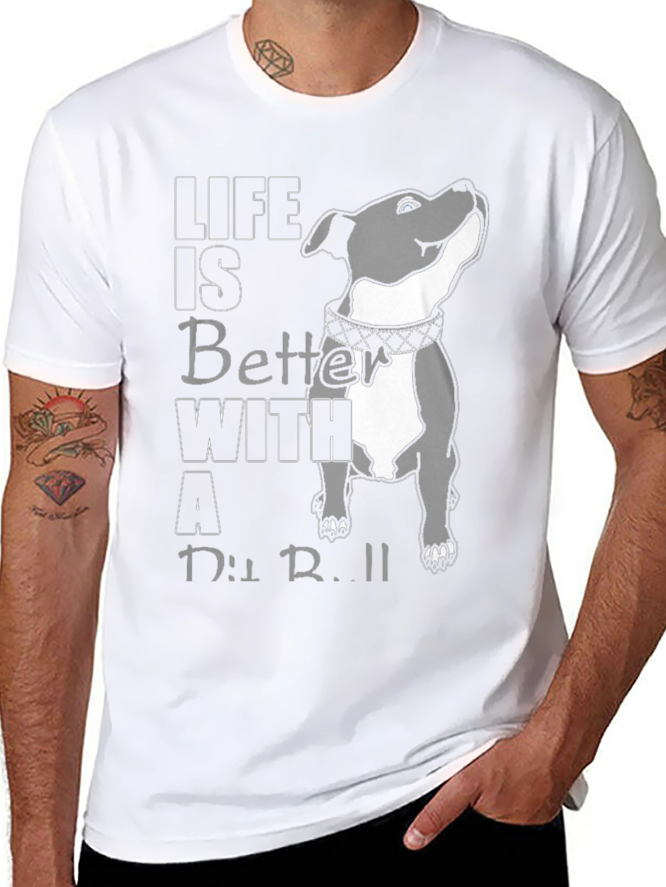 Life Is Better With A Pit Bull T-Shirt