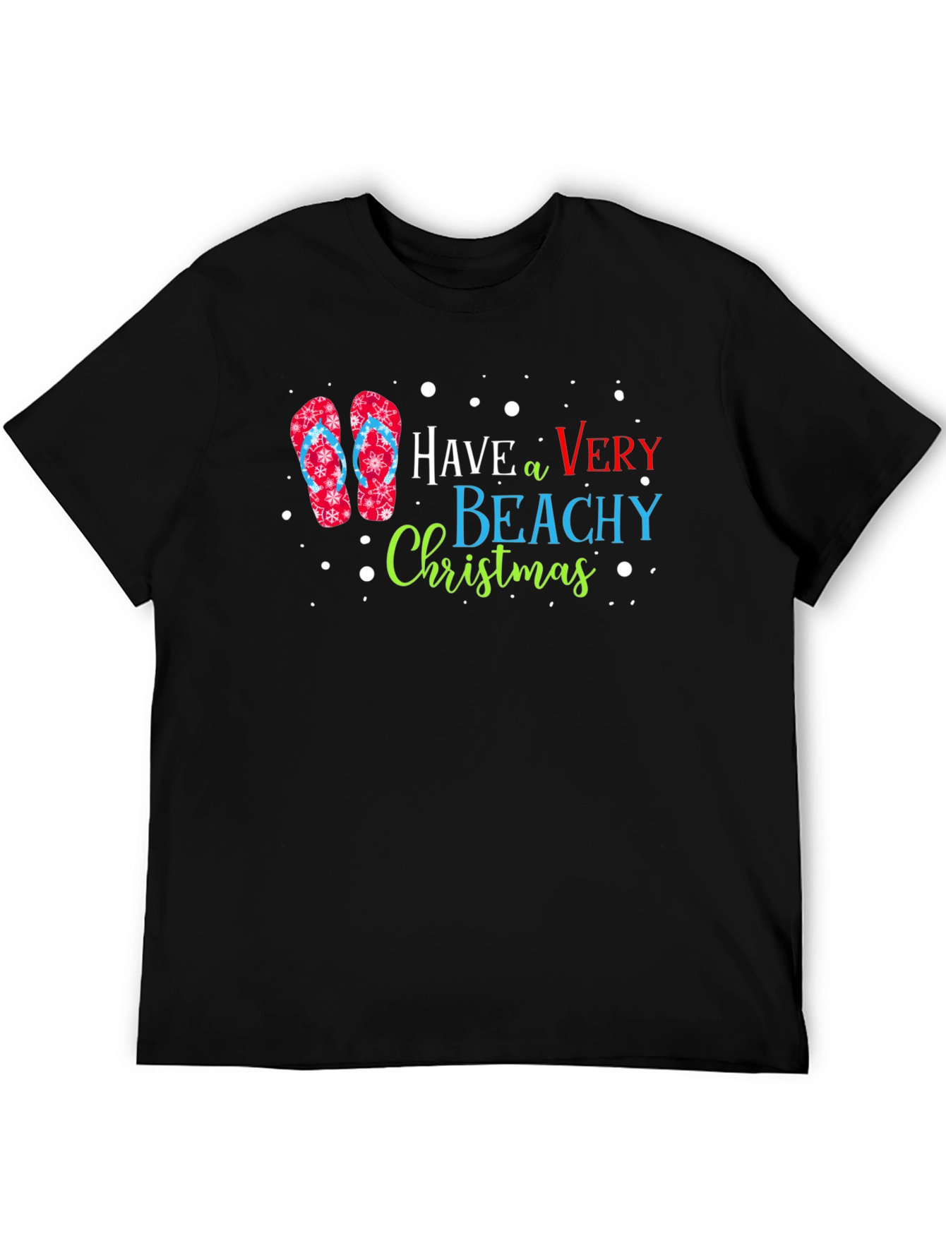 Beachy Christmas Graphic T-Shirt