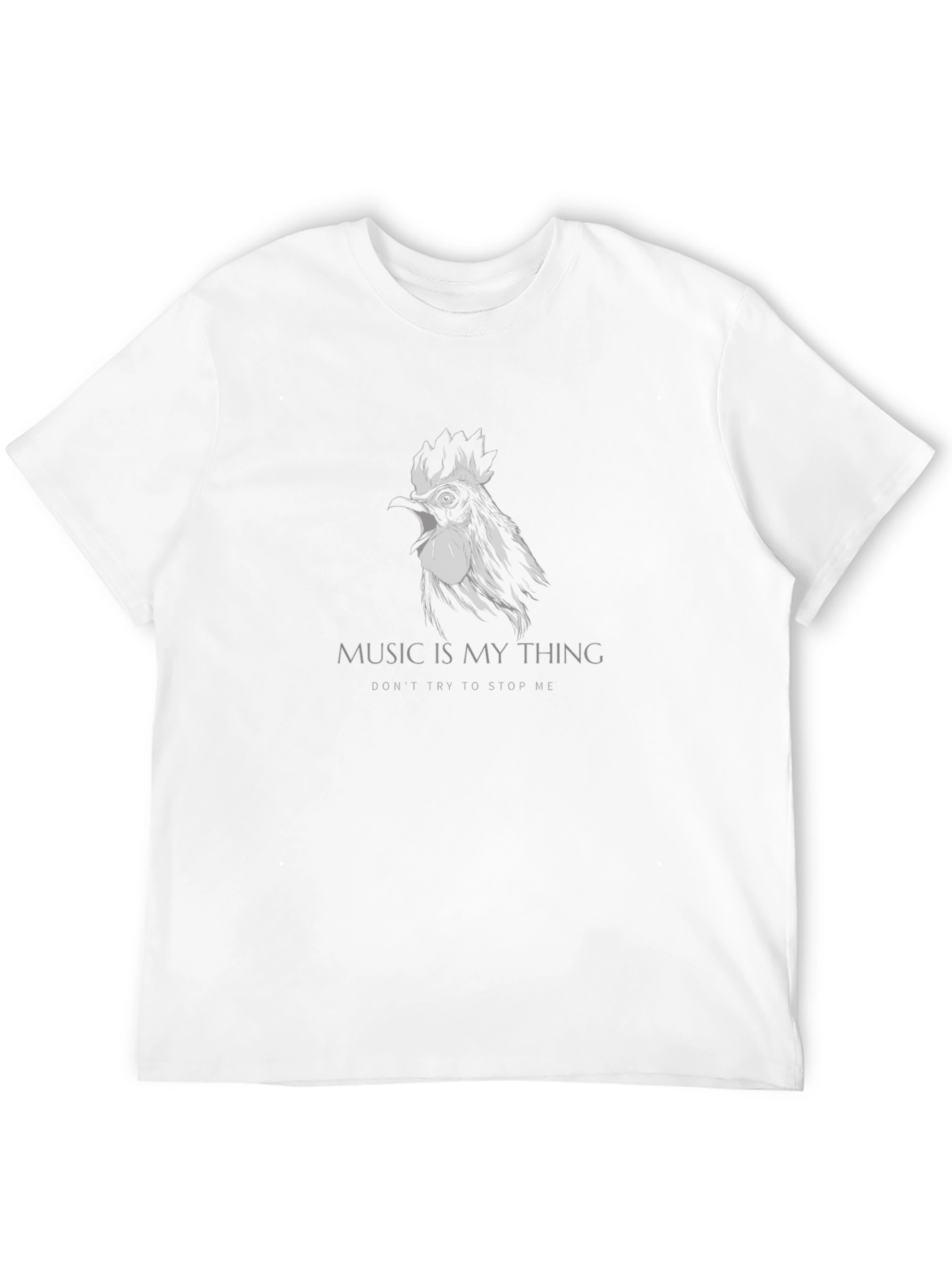 Music is My Thing Graphic T-Shirt - Black
