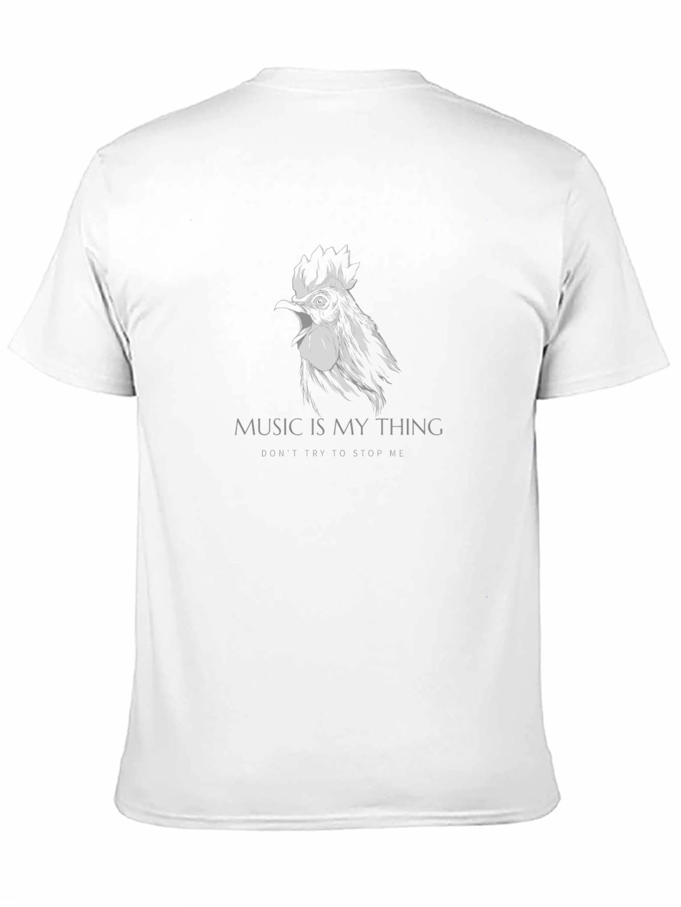 Music is My Thing Graphic T-Shirt - Black