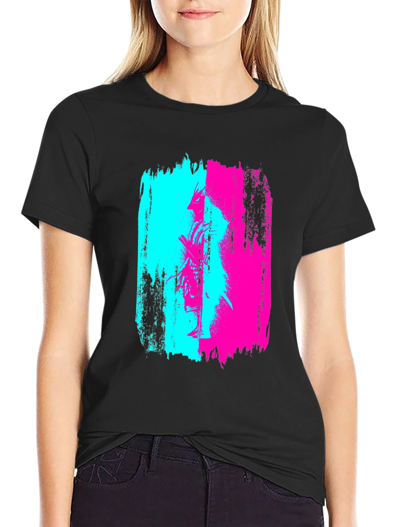 Cyberpunk Samurai Graphic T-Shirt