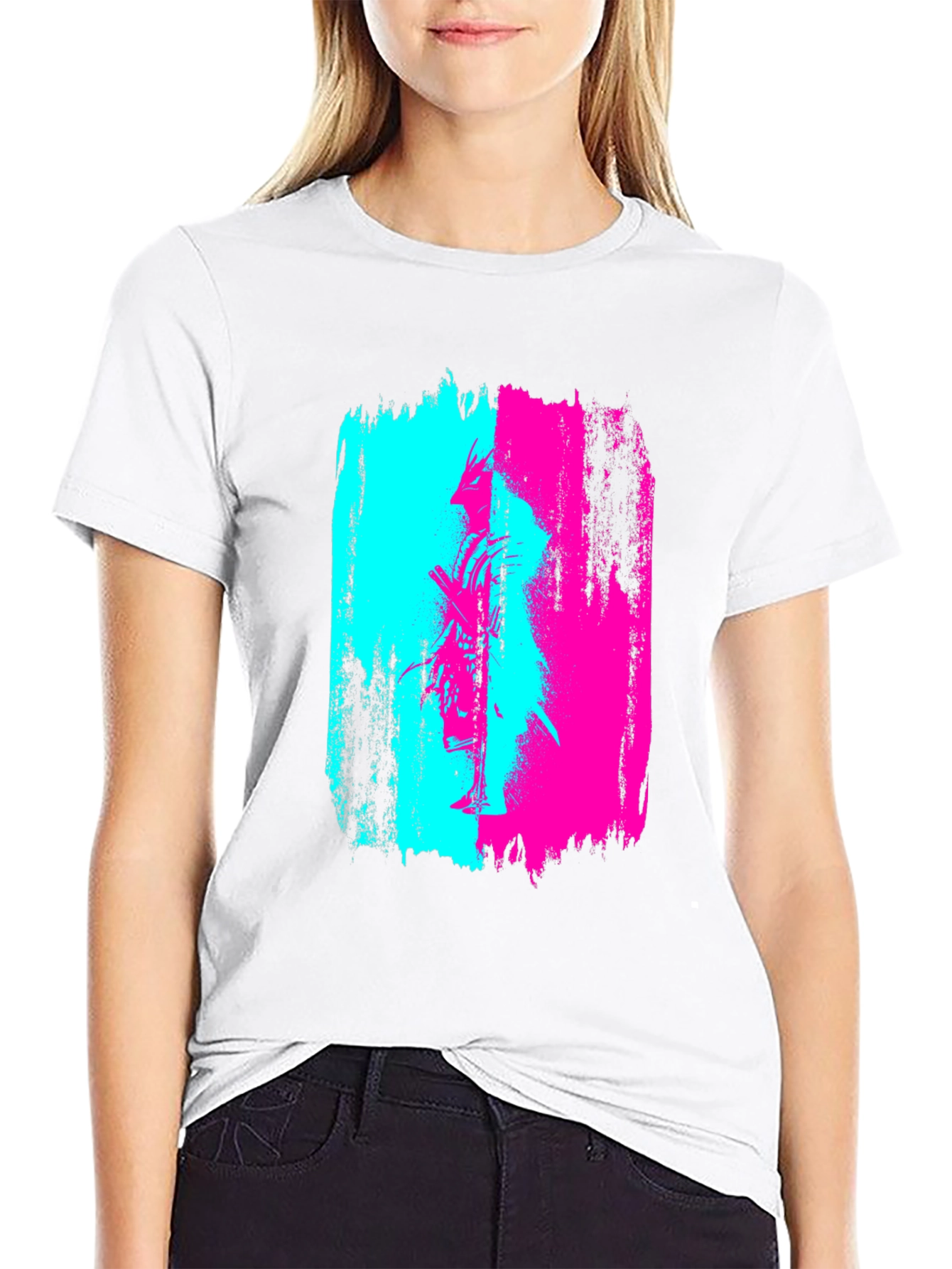 Cyberpunk Samurai Graphic T-Shirt