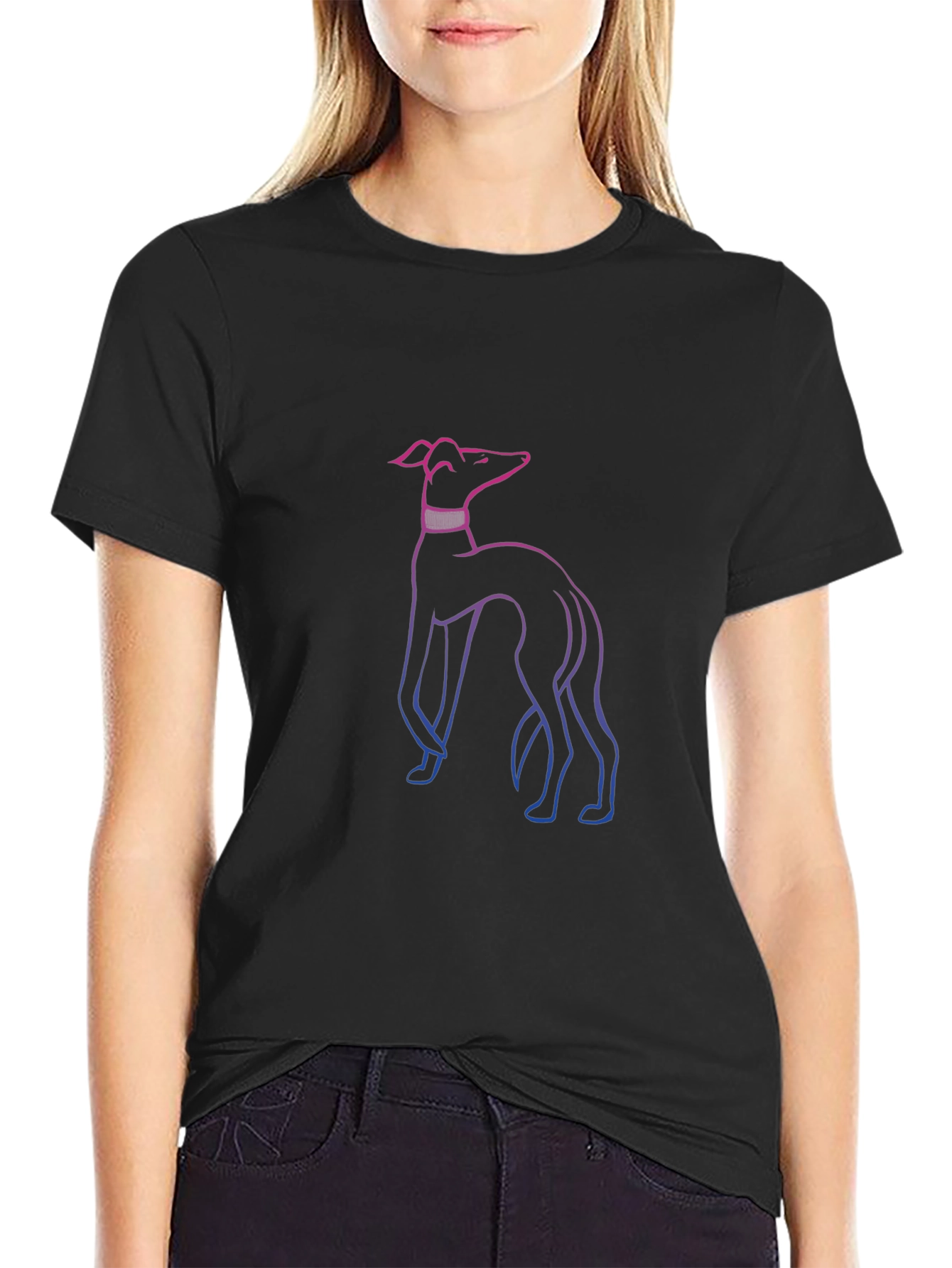 Bisexual Greyhound Graphic Tee - Stylish Comfort