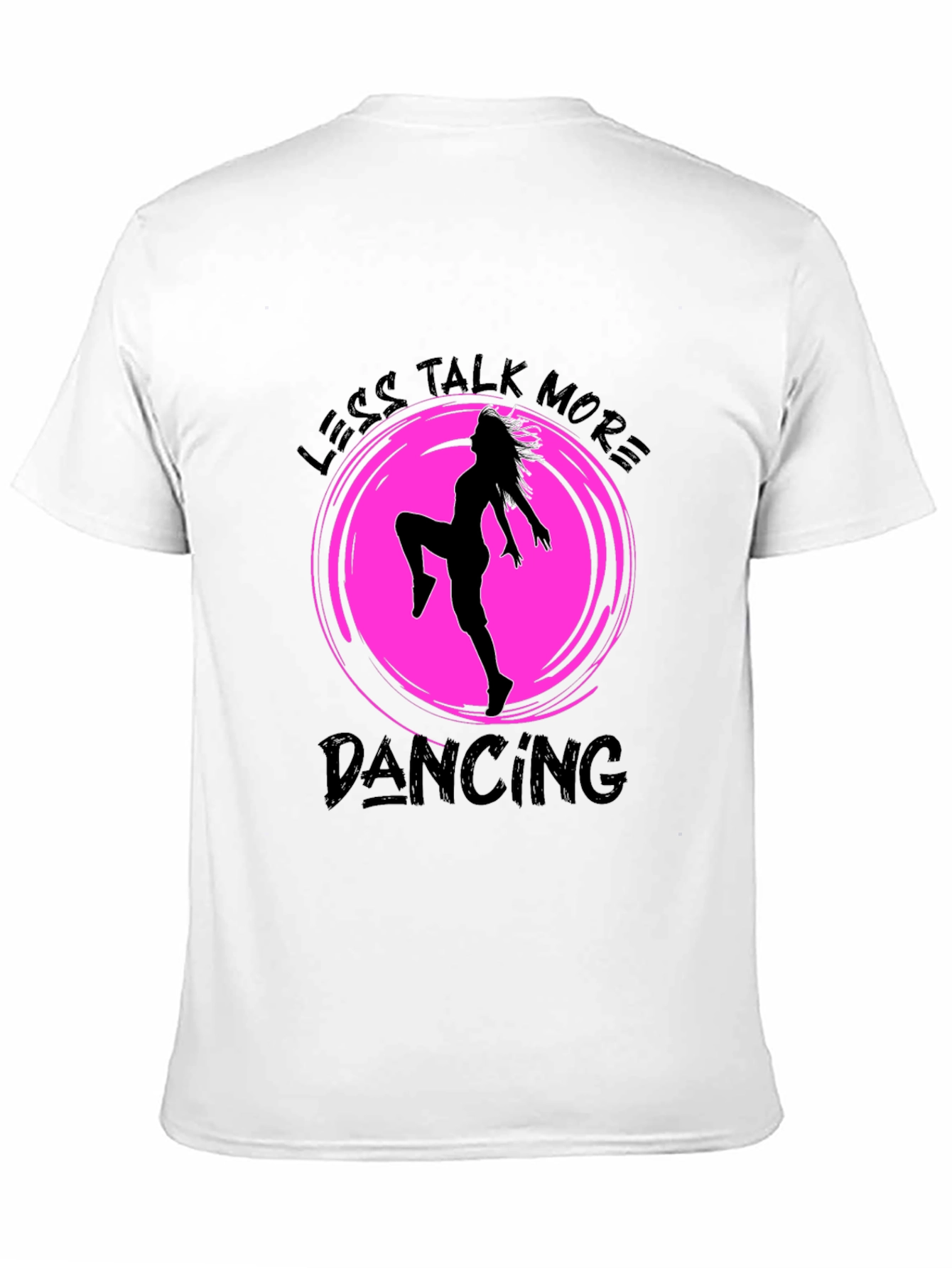 Less Talk More Dancing Graphic Tee - Black