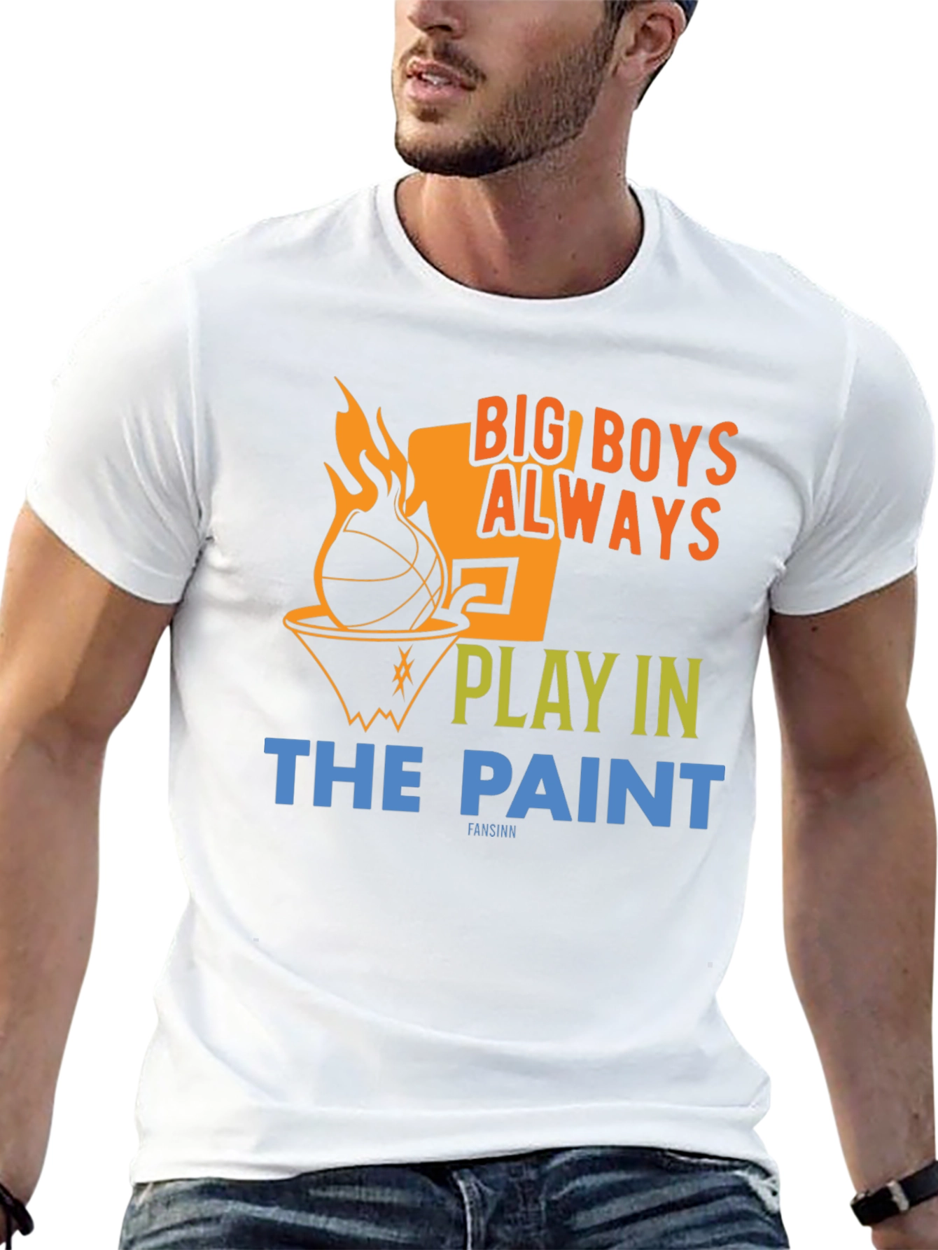 Big Boys Always Play in The Paint T-Shirt