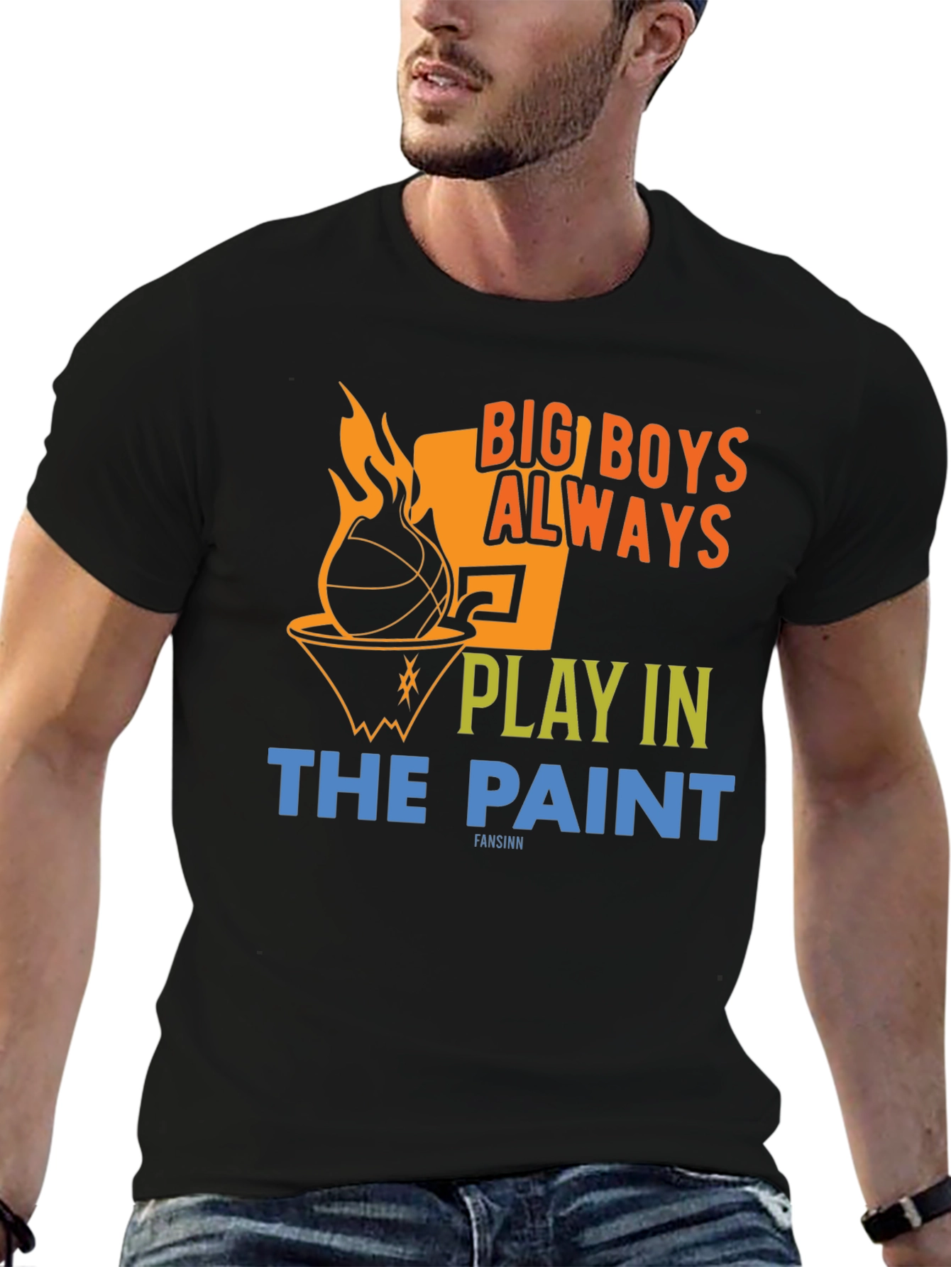 Big Boys Always Play in The Paint T-Shirt