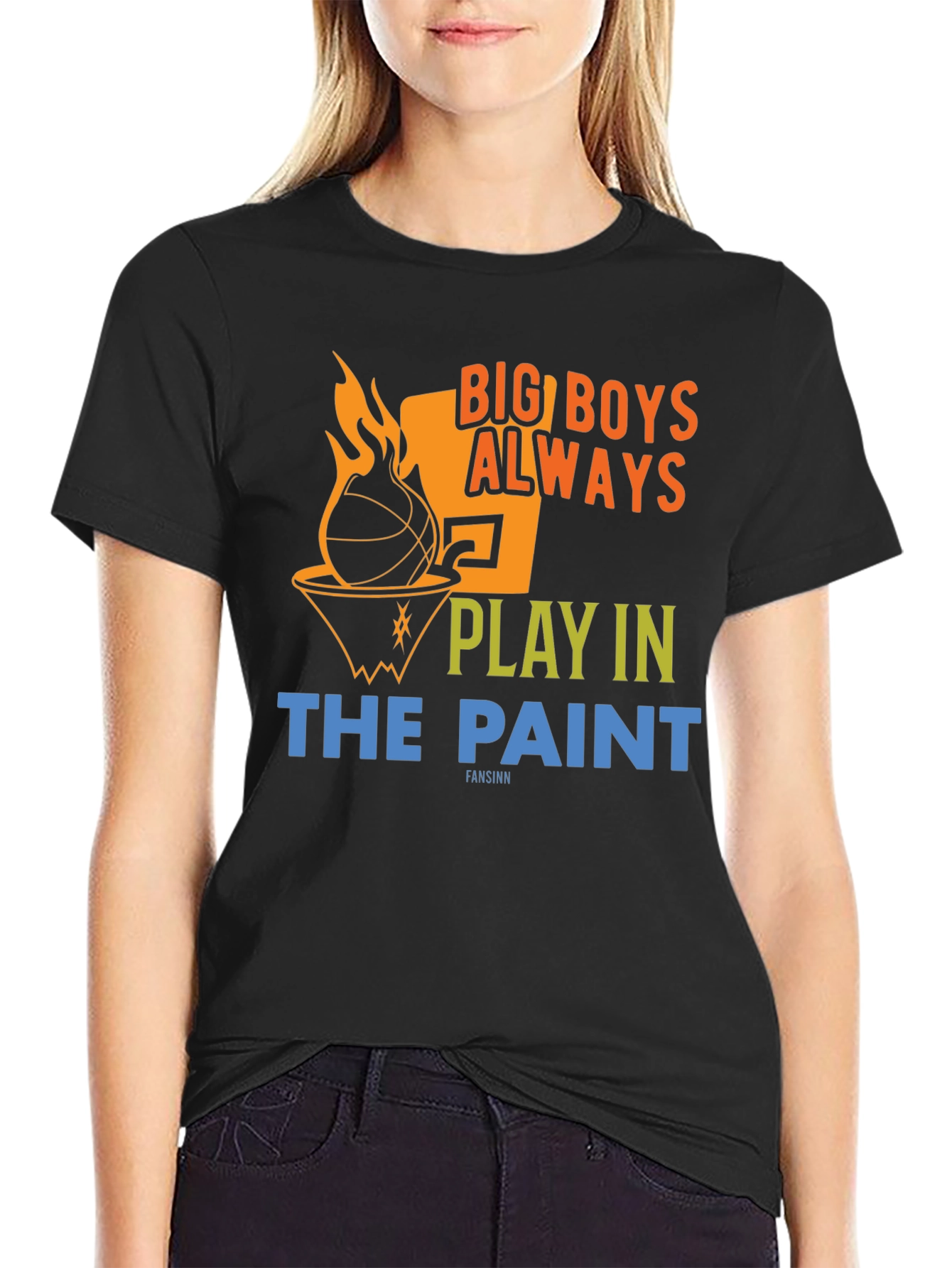 Big Boys Always Play in The Paint T-Shirt