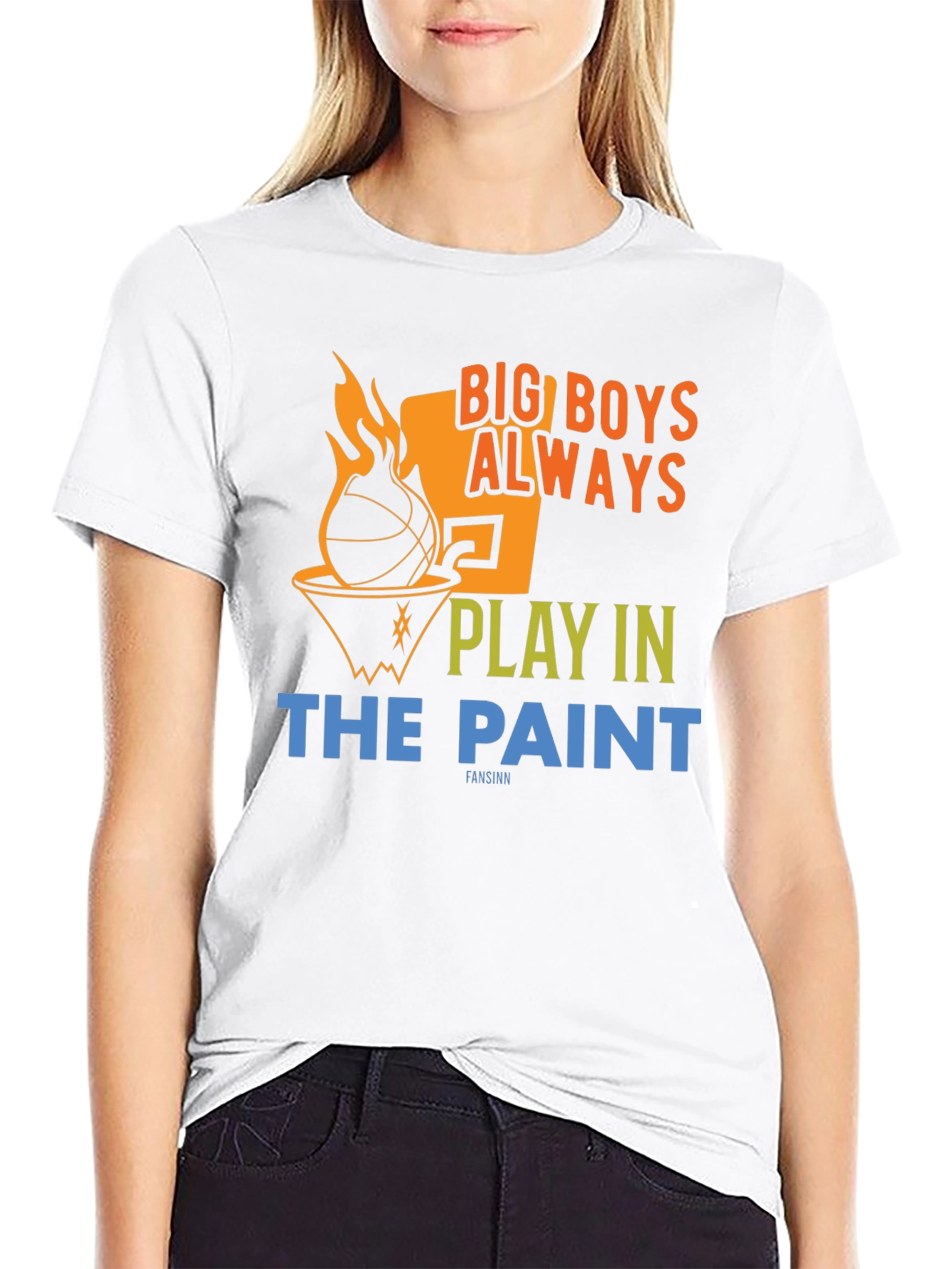 Big Boys Always Play in The Paint T-Shirt