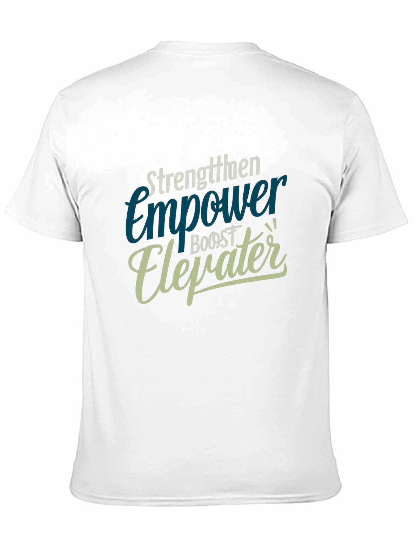 Empower Graphic Print Black T-Shirt