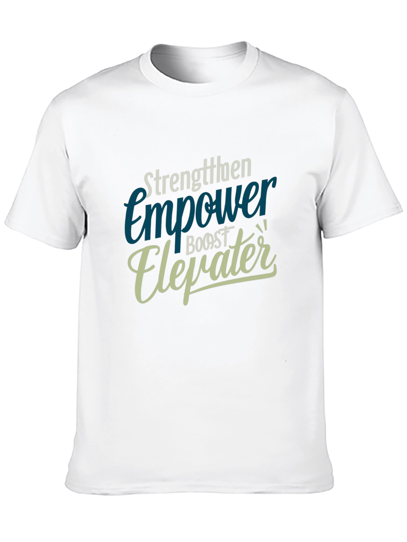 Empower Graphic Print Black T-Shirt